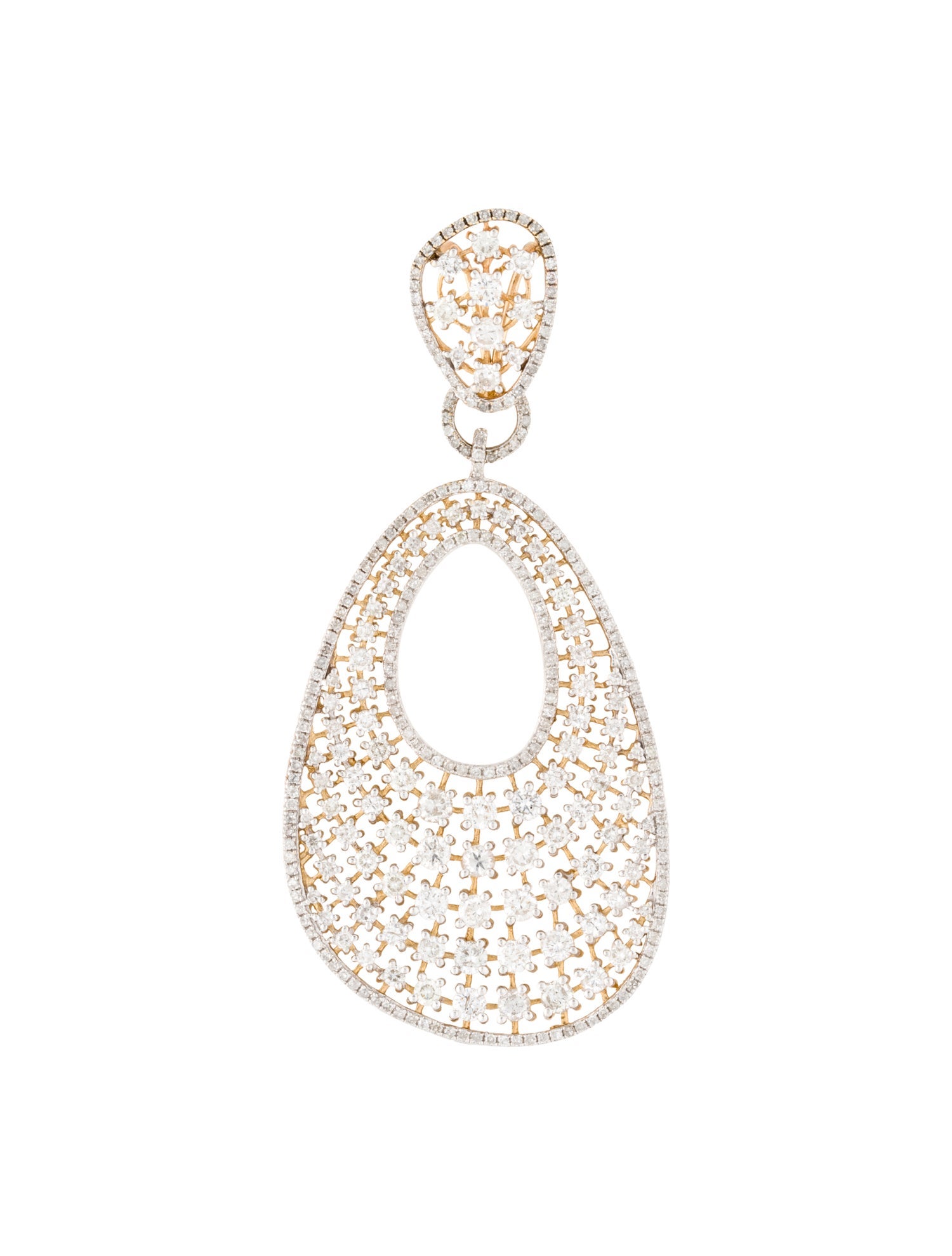 Pendant 14K 3.77ctw Diamond Pendant