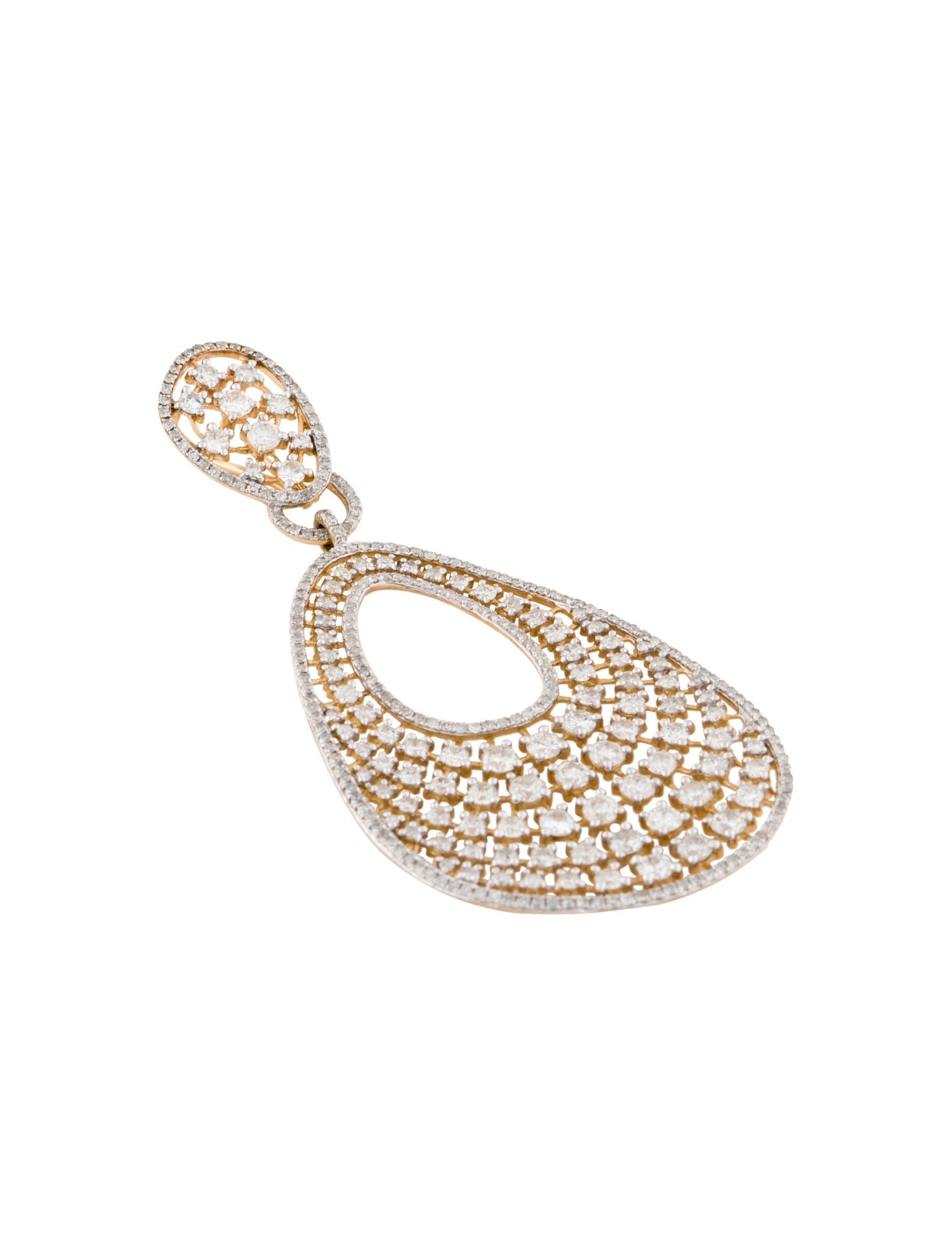 Pendant 14K 3.77ctw Diamond Pendant