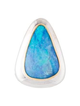 Pendant 18K Opal Two-Tone Pendant