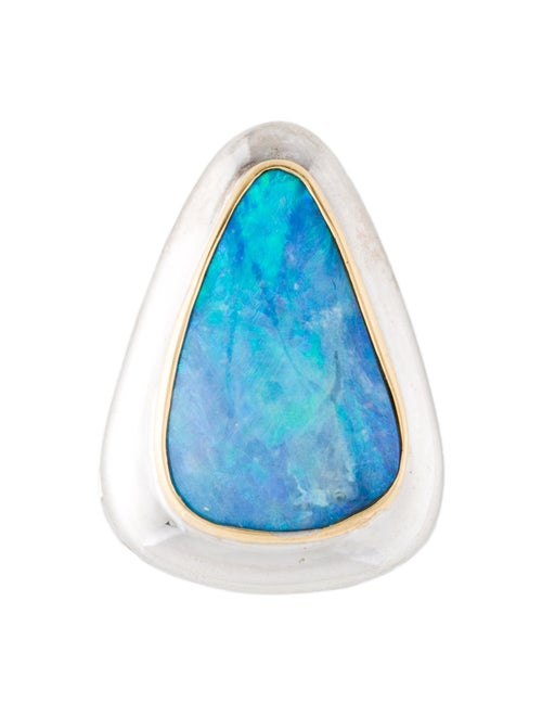 Pendant 18K Opal Two-Tone Pendant