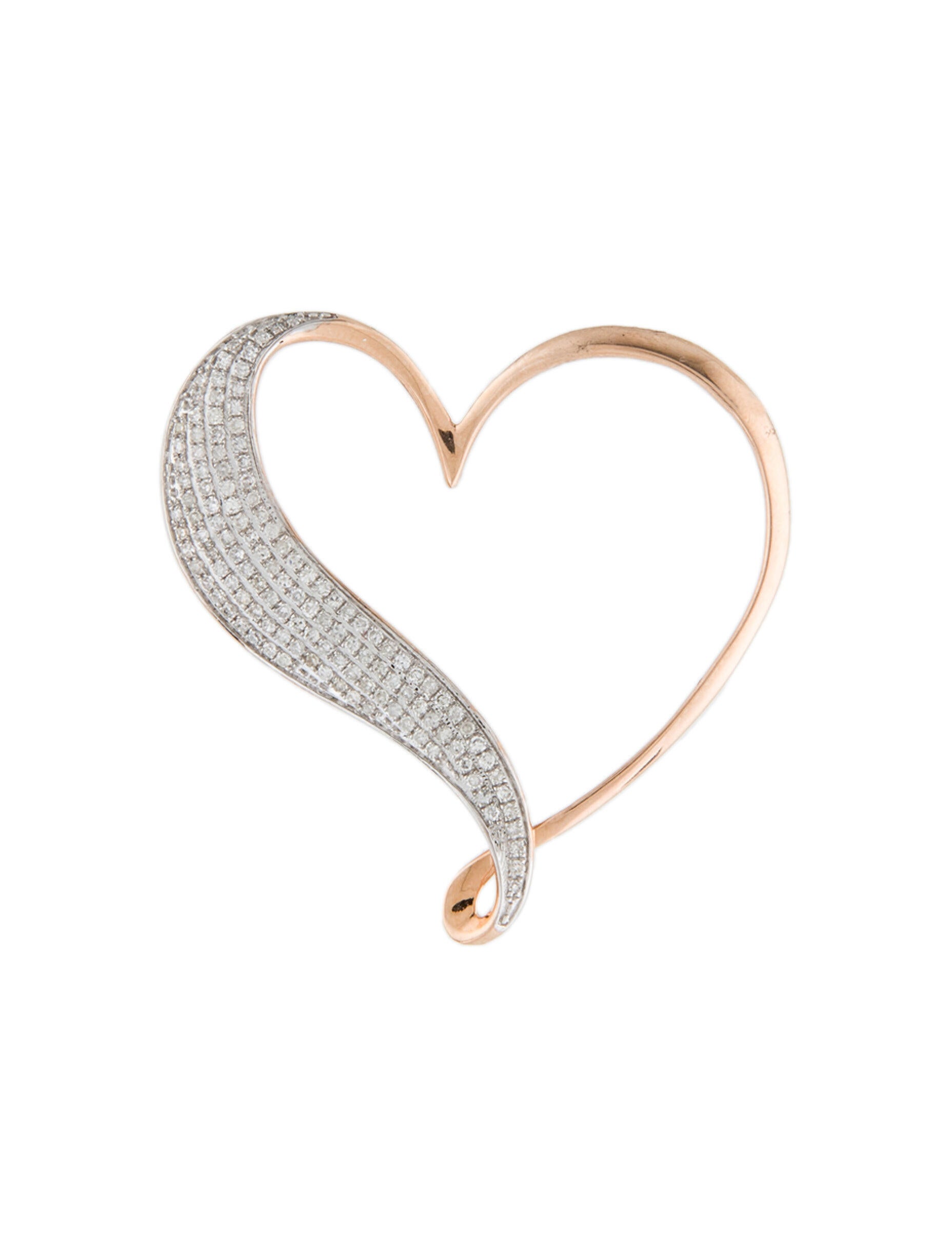 Pendant 14K Diamond Heart Pendant