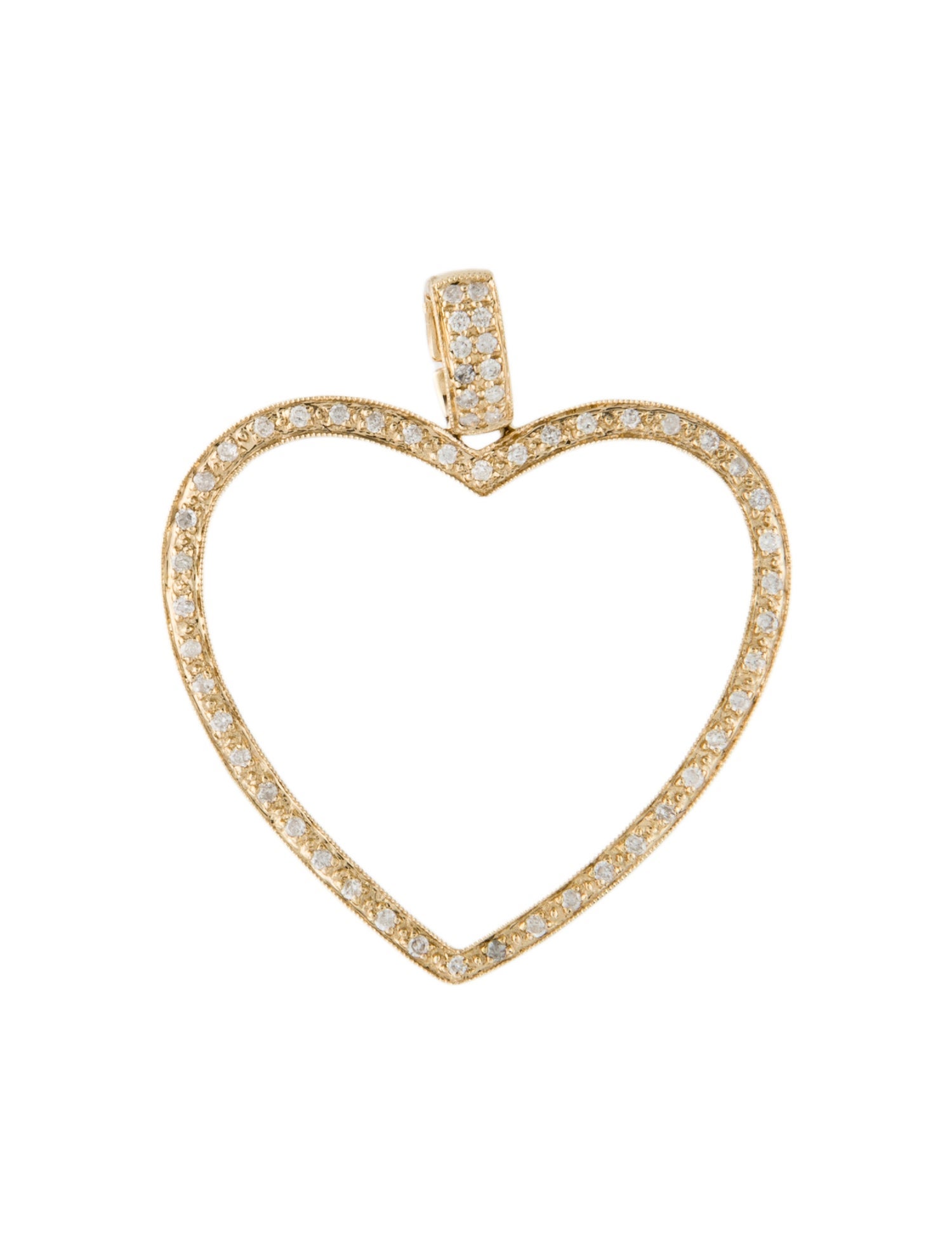 Pendant 14K Diamond Heart Pendant