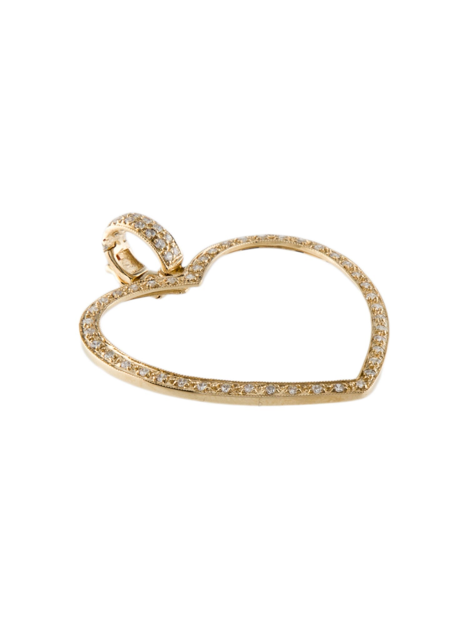 Pendant 14K Diamond Heart Pendant