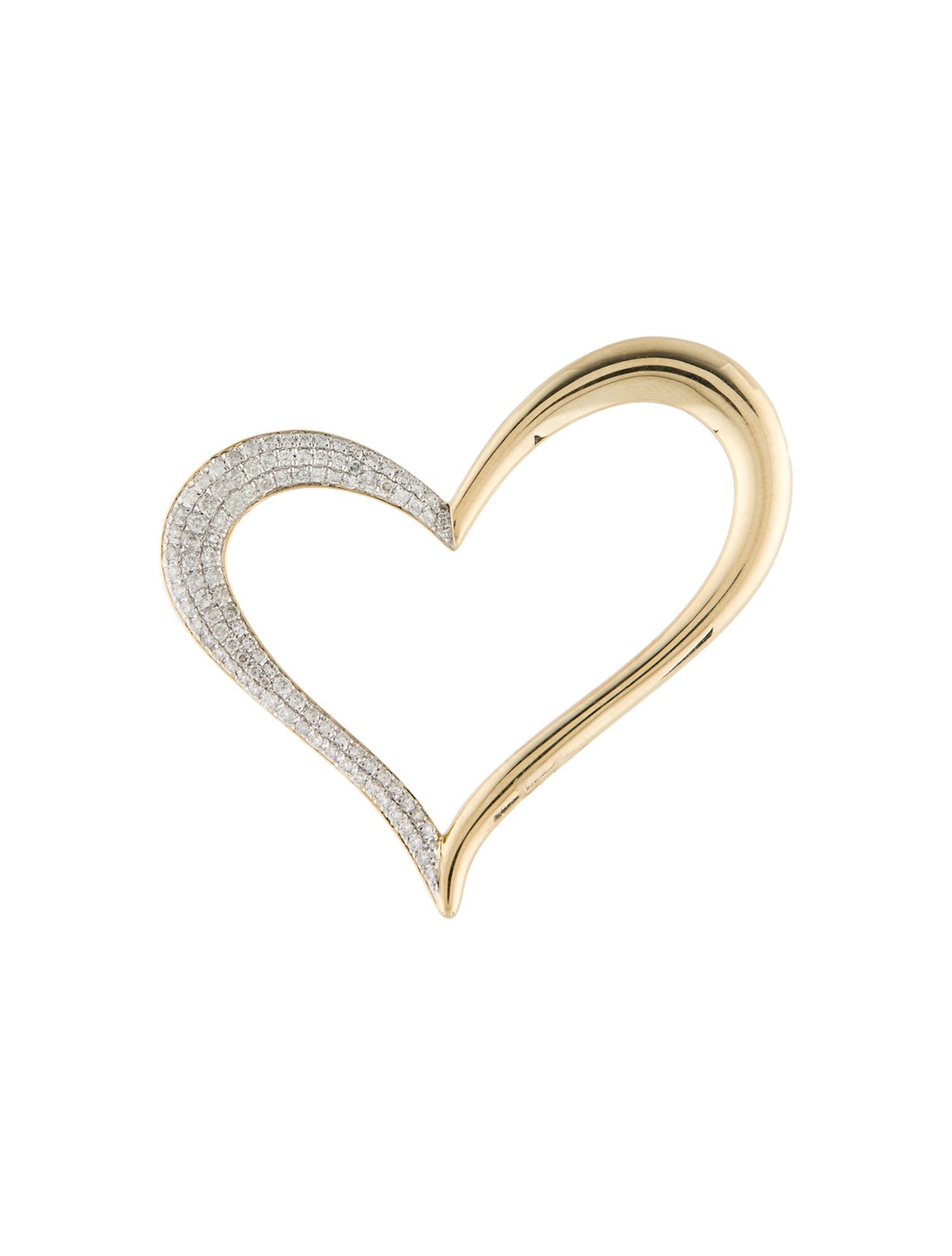 Pendant 14K Diamond Heart Pendant
