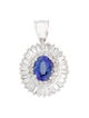 Pendant 14K Tanzanite & Diamond Pendant
