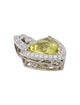 Pendant 18K 7.72ct Quartz & Diamond Pendant