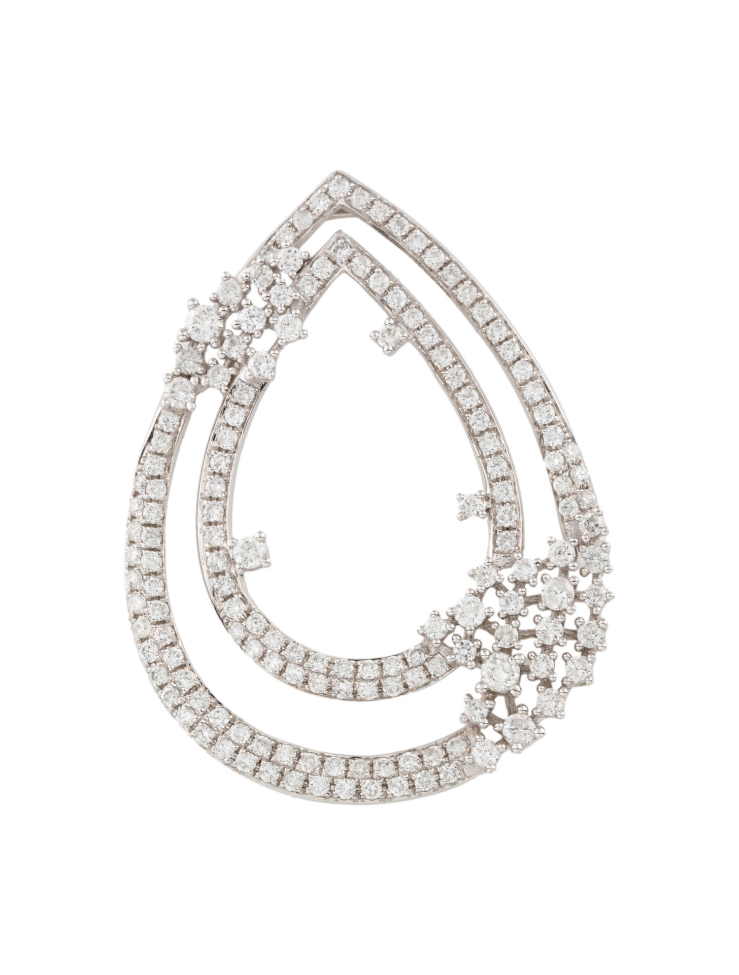 Pendant 14K 1.95ctw Diamond Pear Shape Pendant