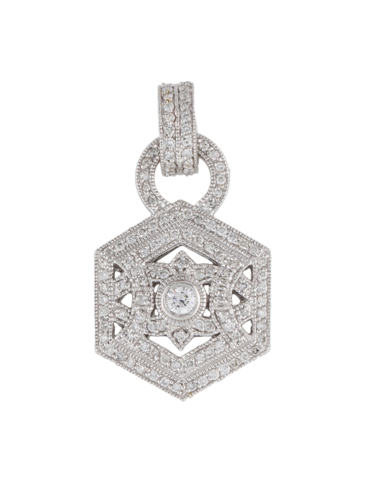Pendant 14K 1.13ctw Diamond Pendant
