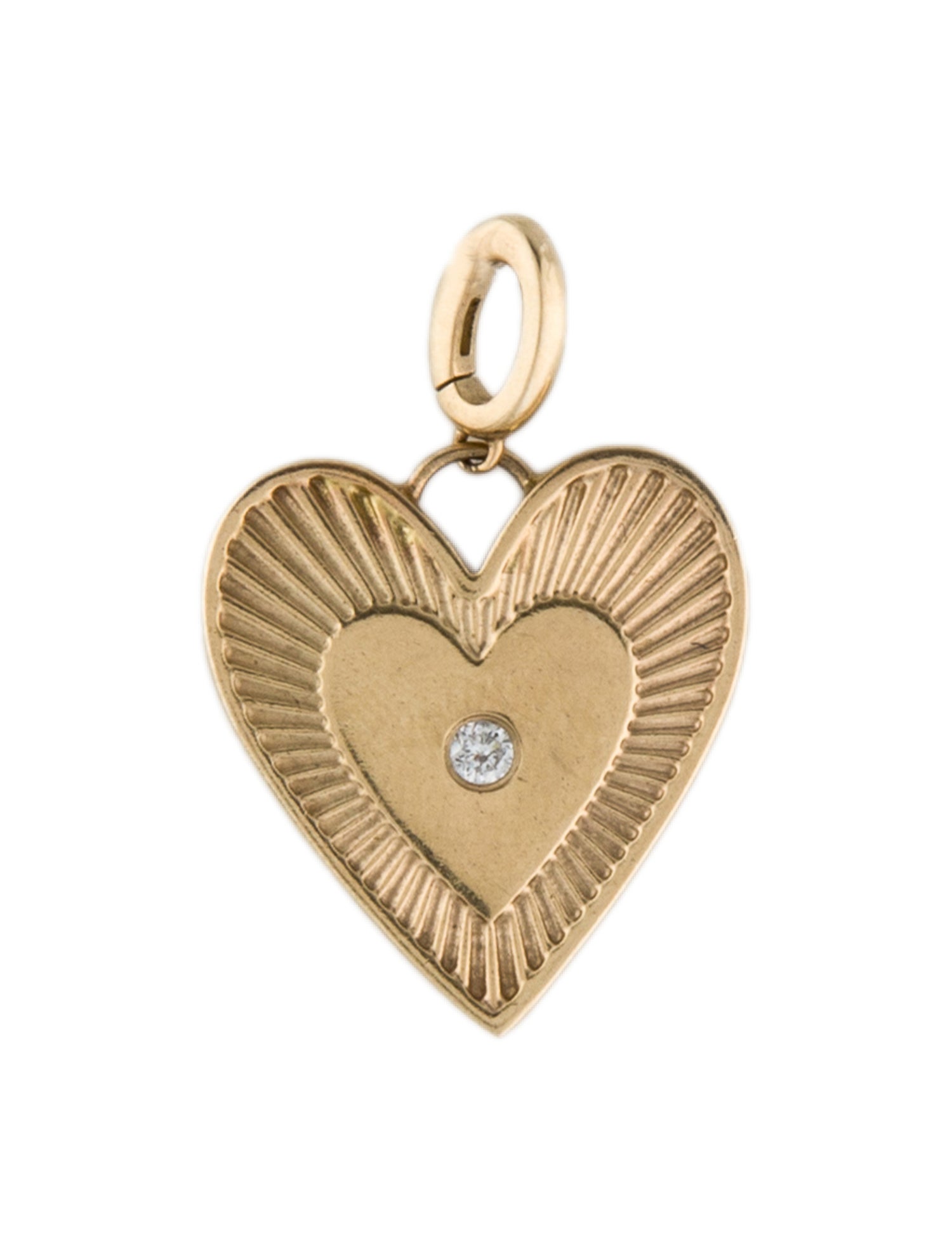 Pendant 14K Diamond Heart Pendant