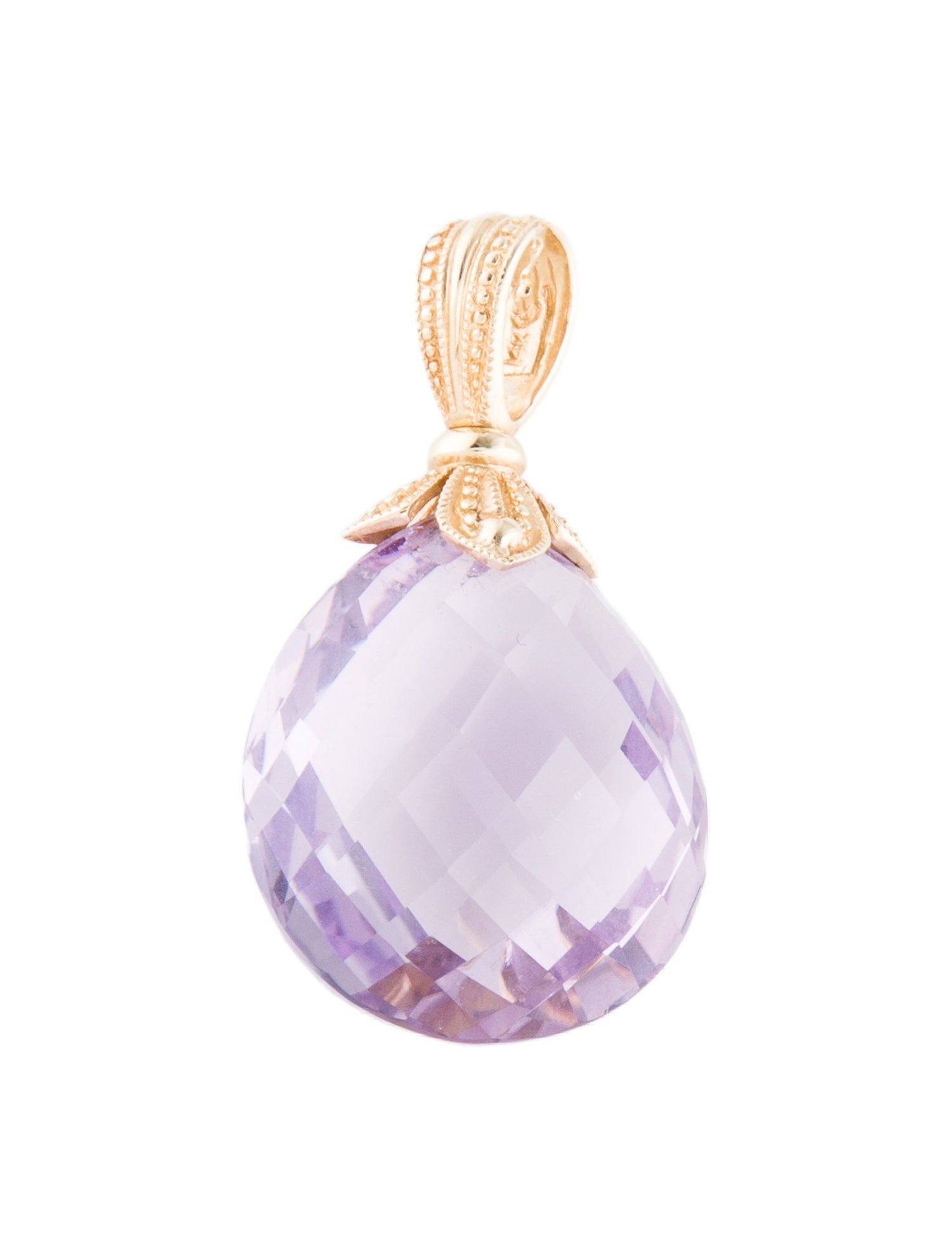 Pendant 14K Amethyst Pendant
