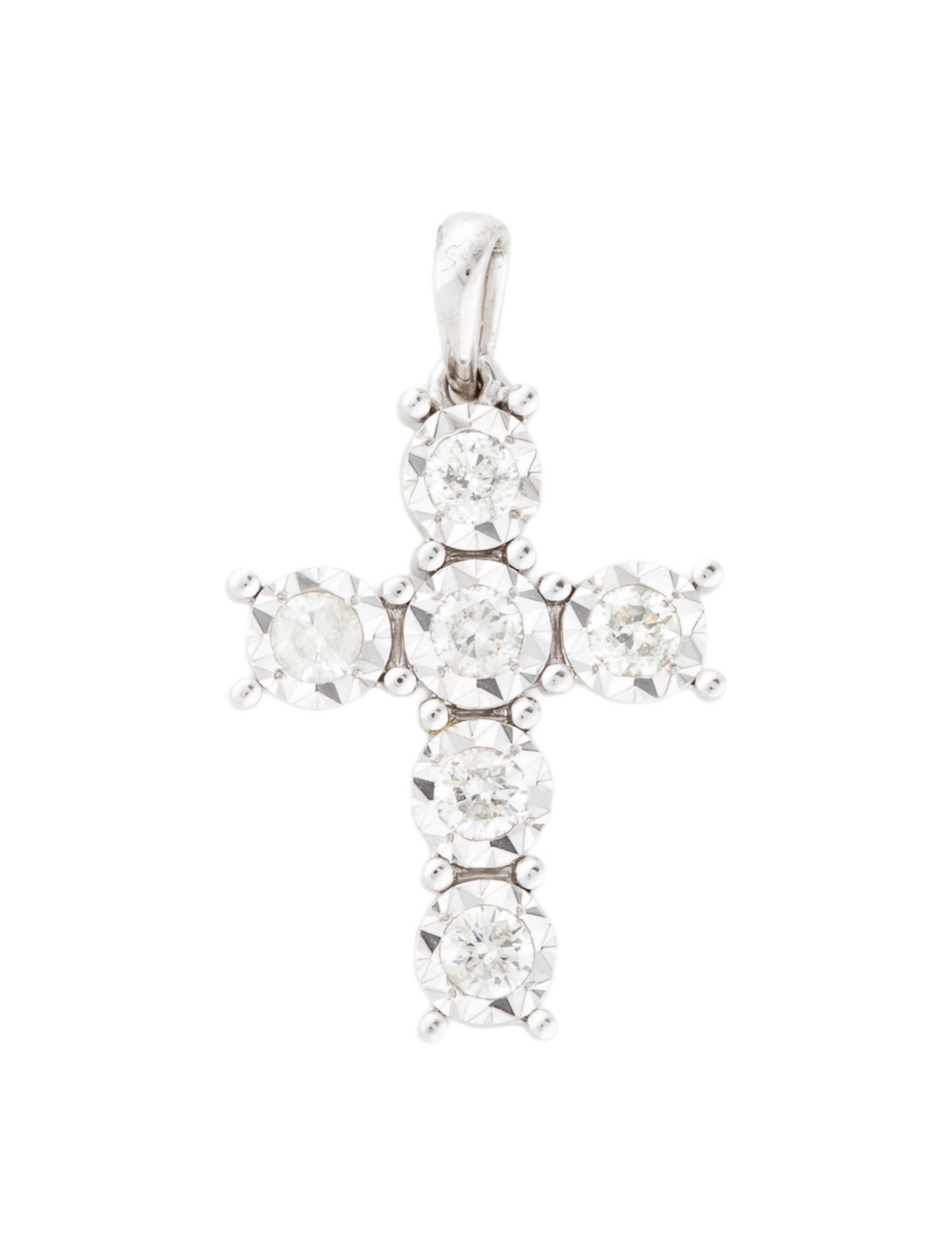 Pendant 14K Diamond Cross Pendant