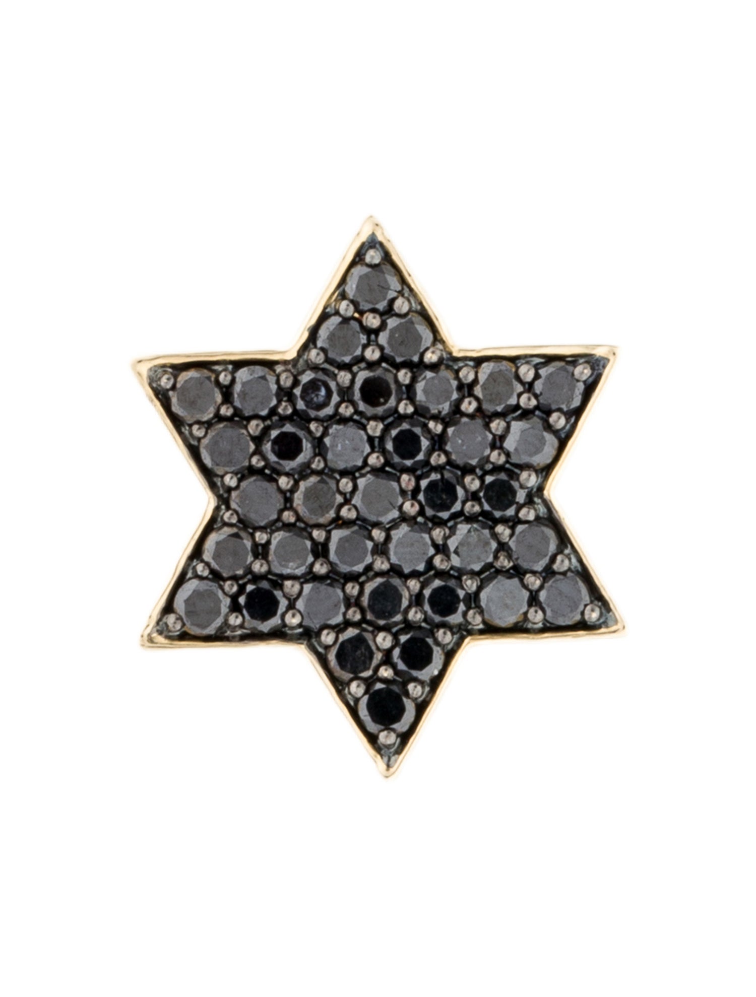 Pendant 14K Diamond Star of David Pendant
