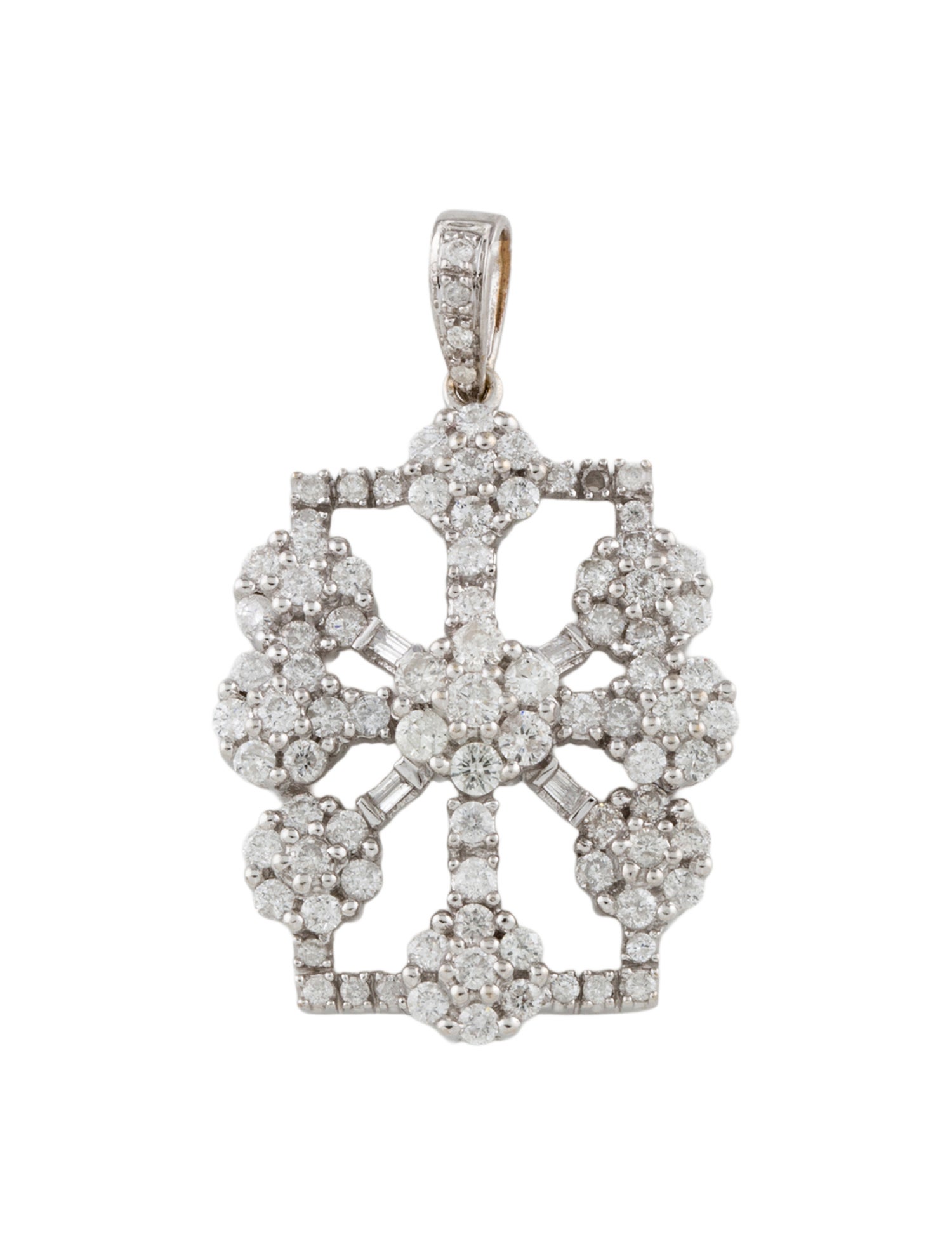 Pendant 18K 1.38ctw Diamond