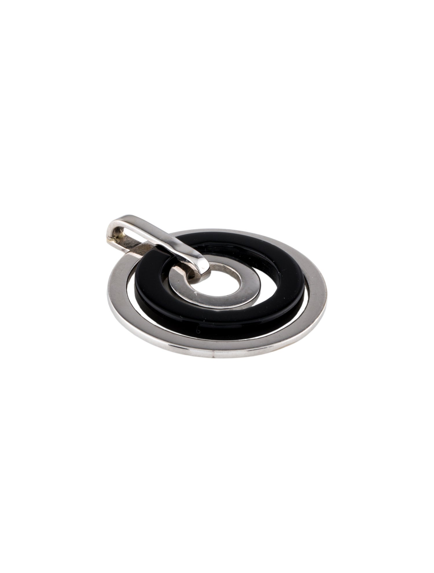 Pendant 14K Onyx Circle Pendant