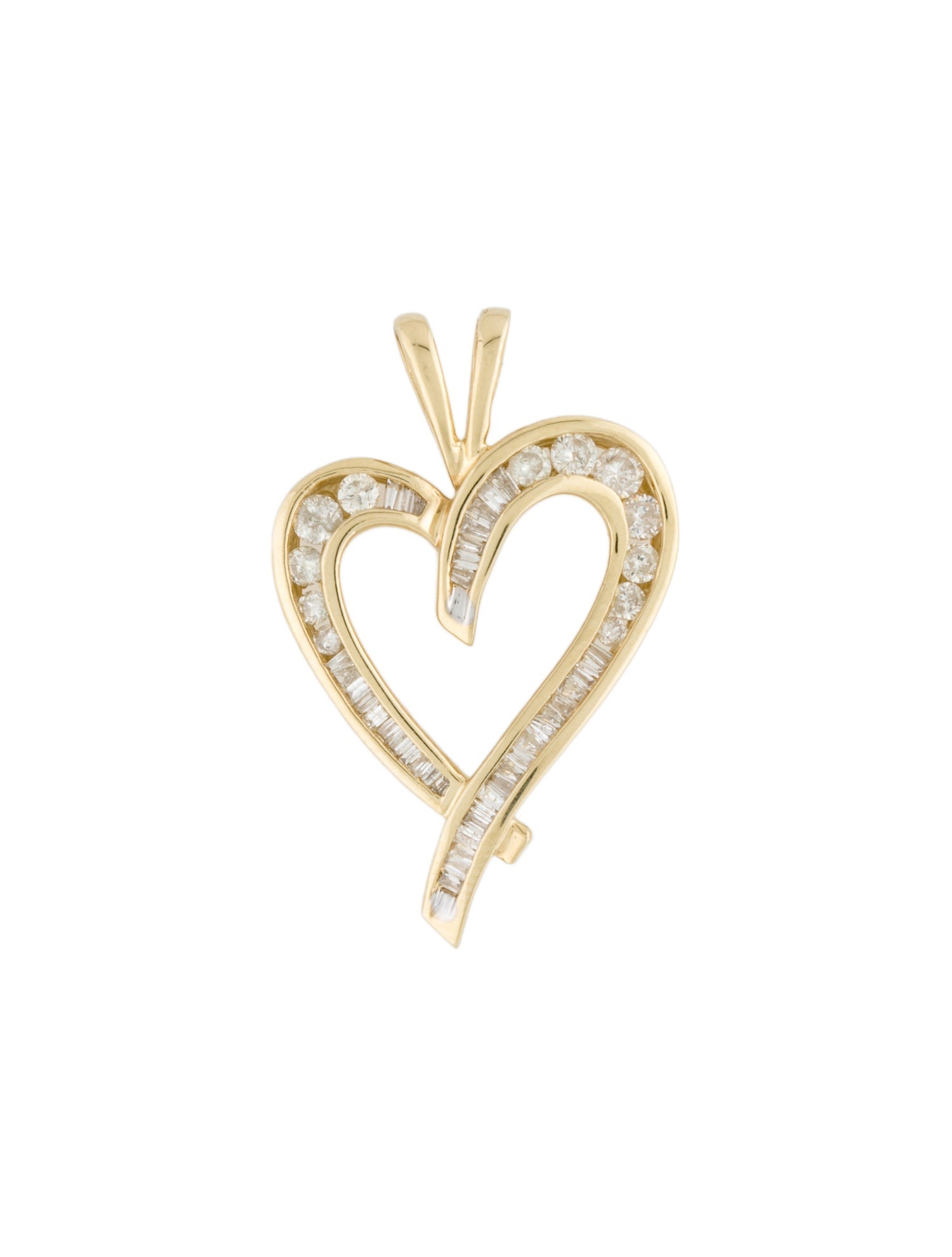 Pendant 14K Diamond Heart Pendant