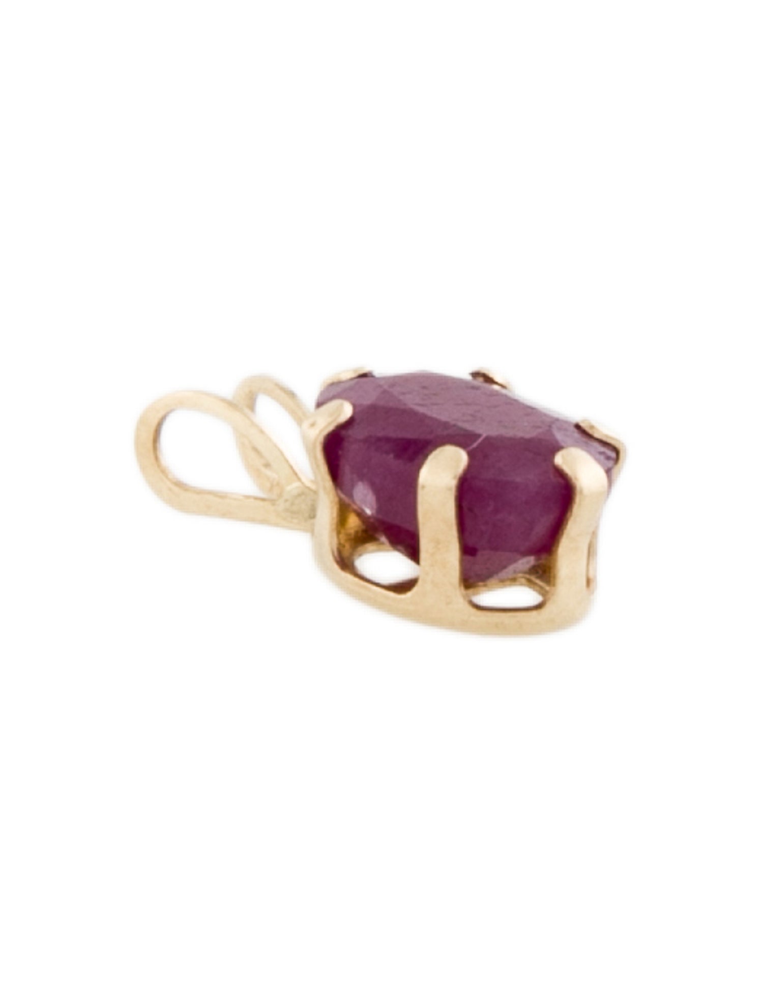 Pendant 14K 1.80ct Ruby Pendant