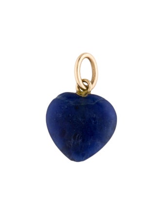 Pendant 14K Sodalite Heart Pendant