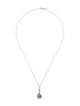 Pendant 14K Pearl & Diamond Pendant Necklace