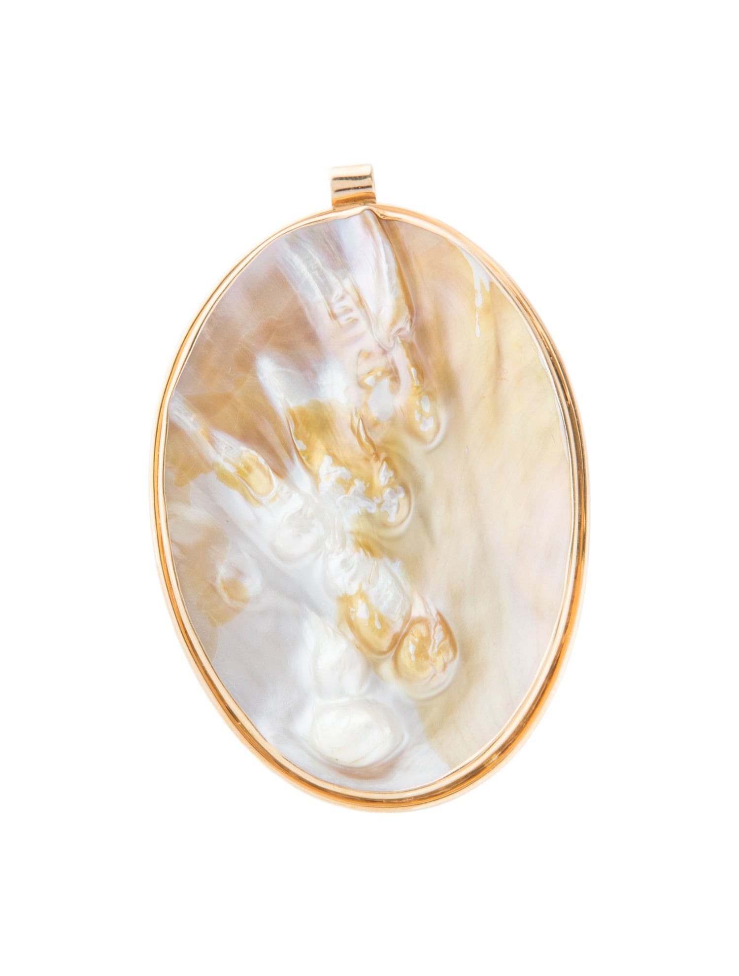 Pendant 14K Blister Pearl Pendant