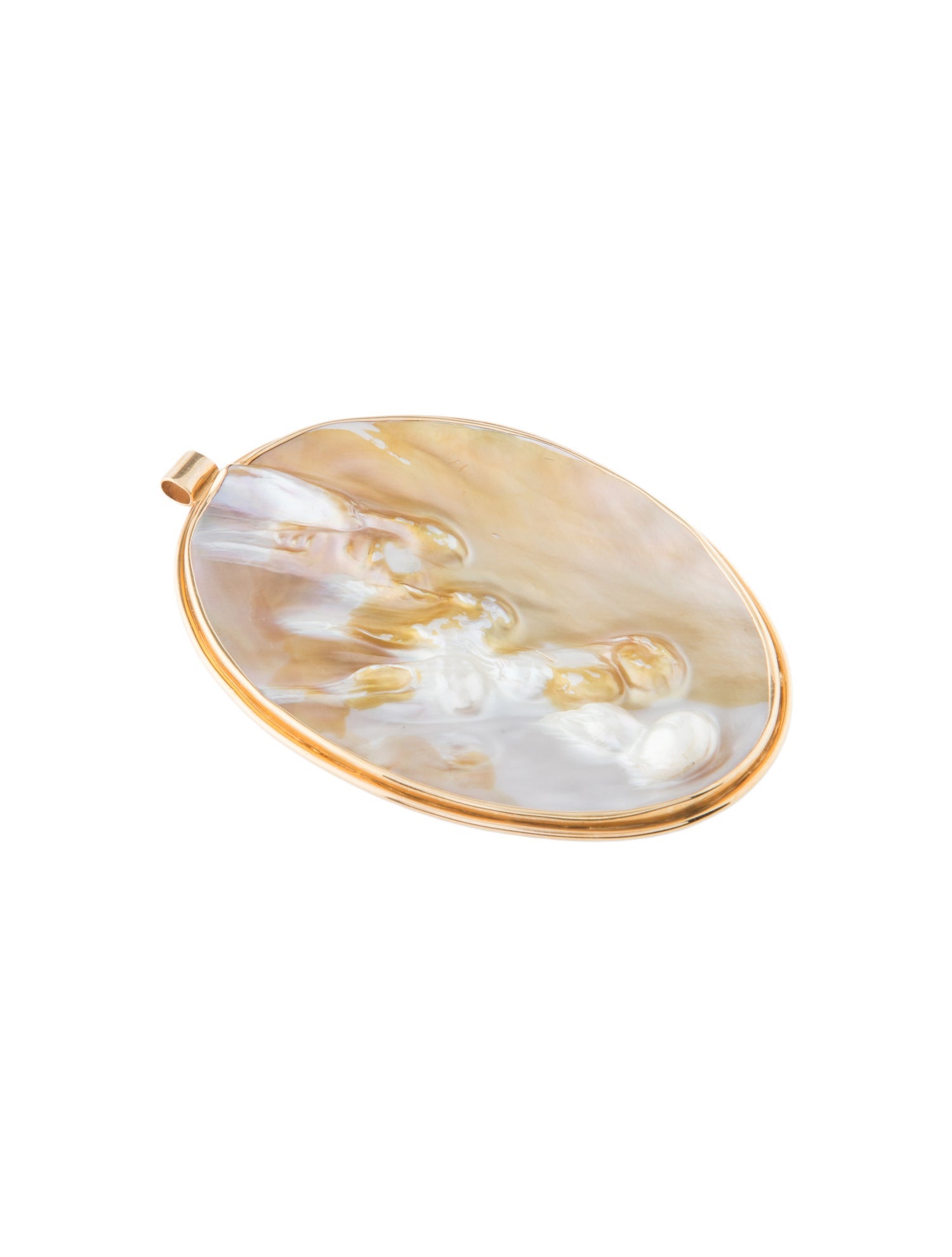 Pendant 14K Blister Pearl Pendant