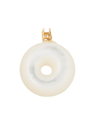 Pendant Necklace 18K Mother of Pearl