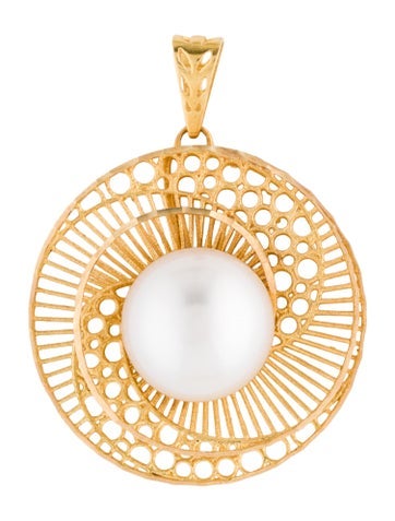 Pendant Necklace 18K Pearl 10.5-11.0mm