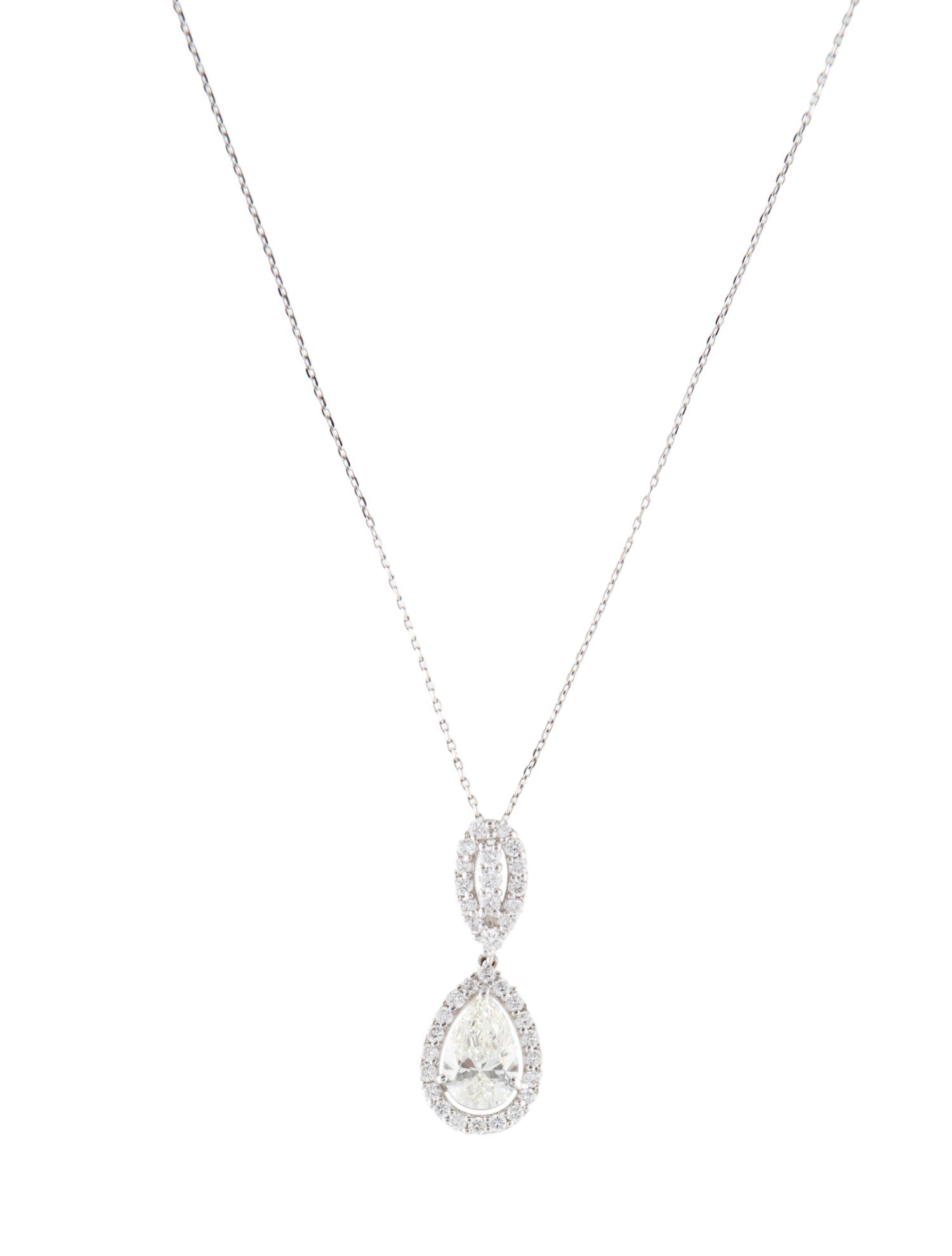Pendant 14K 1.43ctw Lab-Grown Diamond Necklace