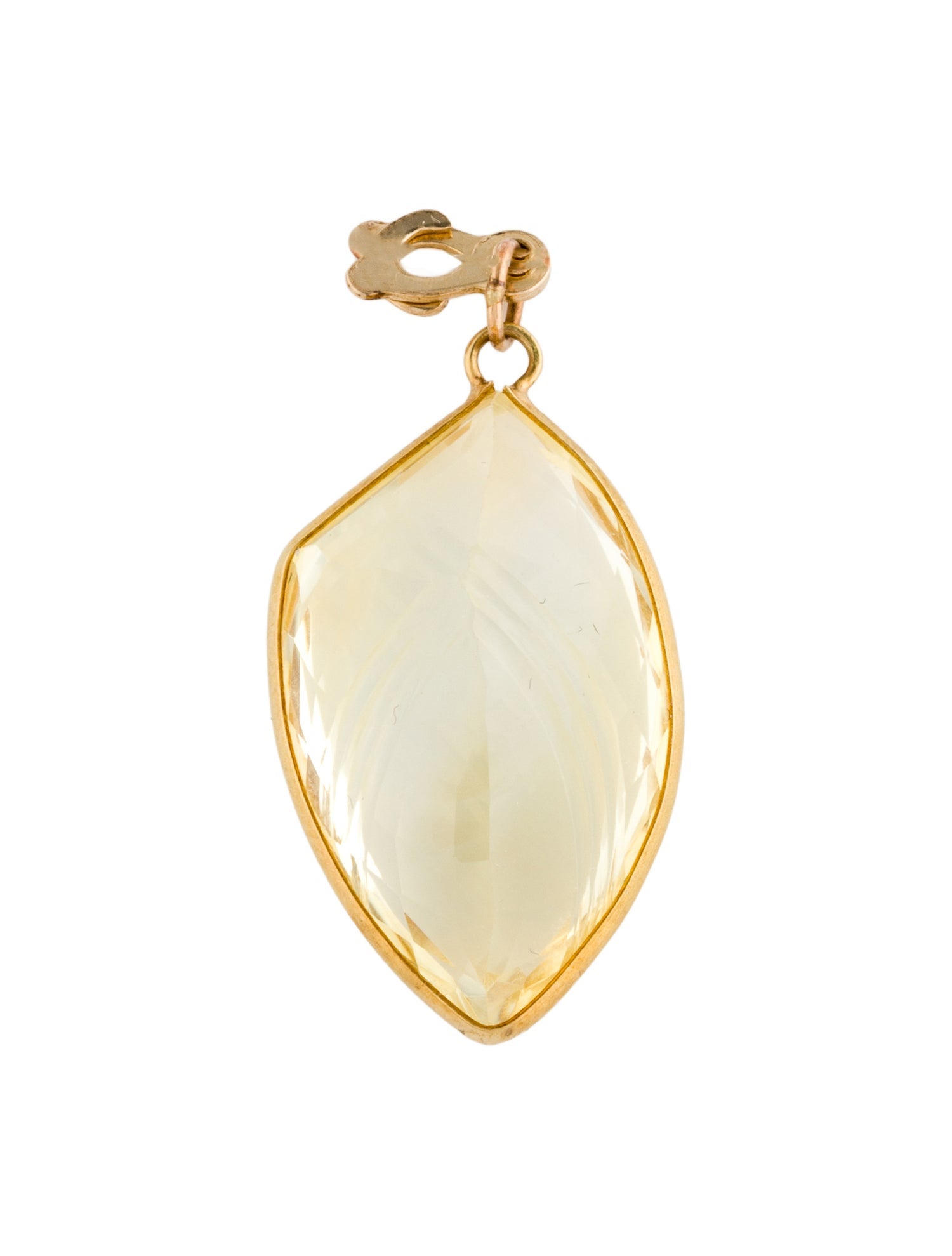 Pendant 18K Citrine Pendant