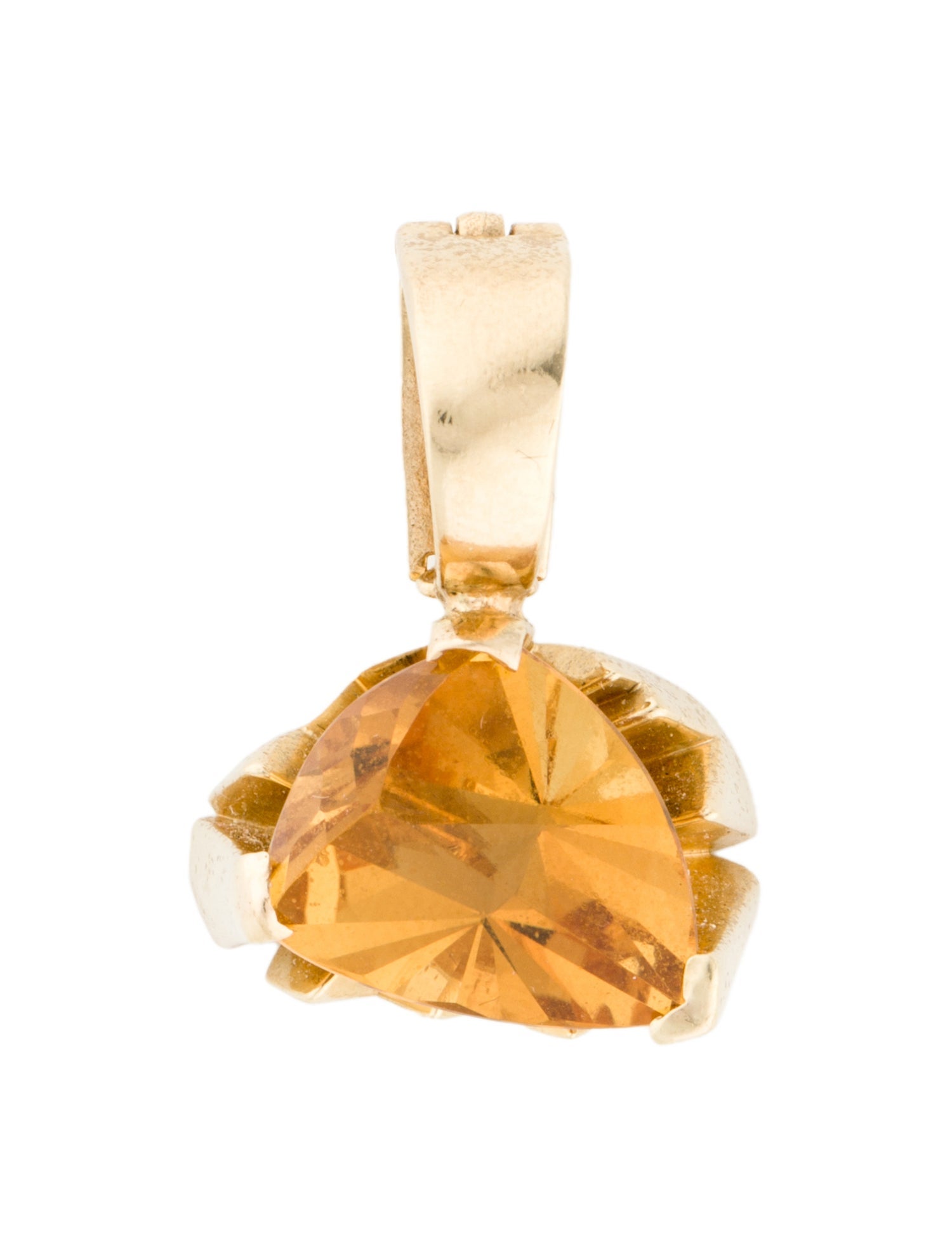 Pendant 14K Citrine Pendant