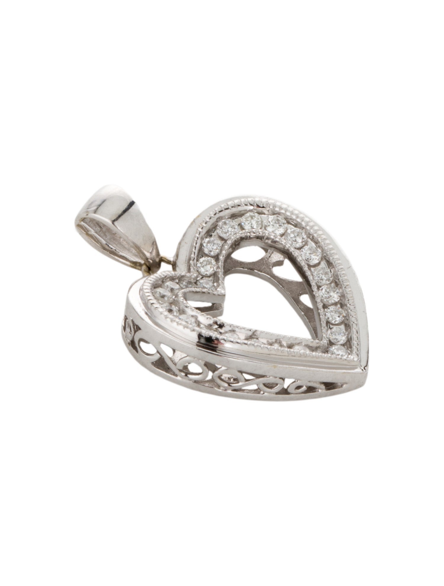 Pendant 14K Diamond Heart Pendant