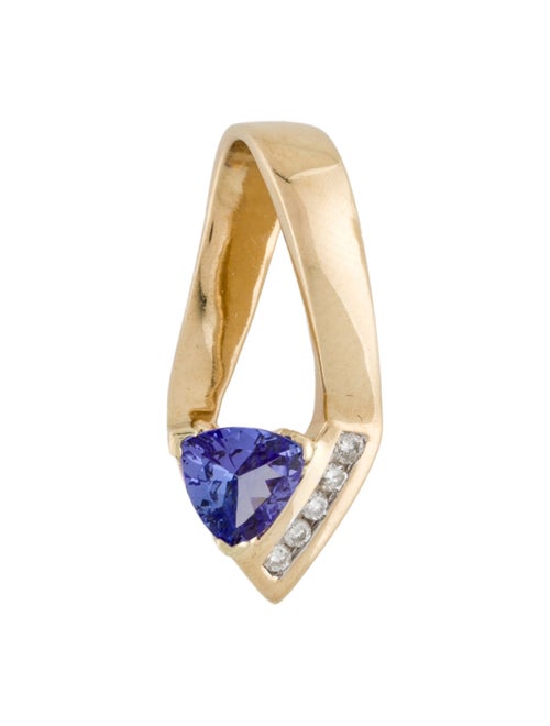 Pendant 14K Tanzanite & Diamond Pendant