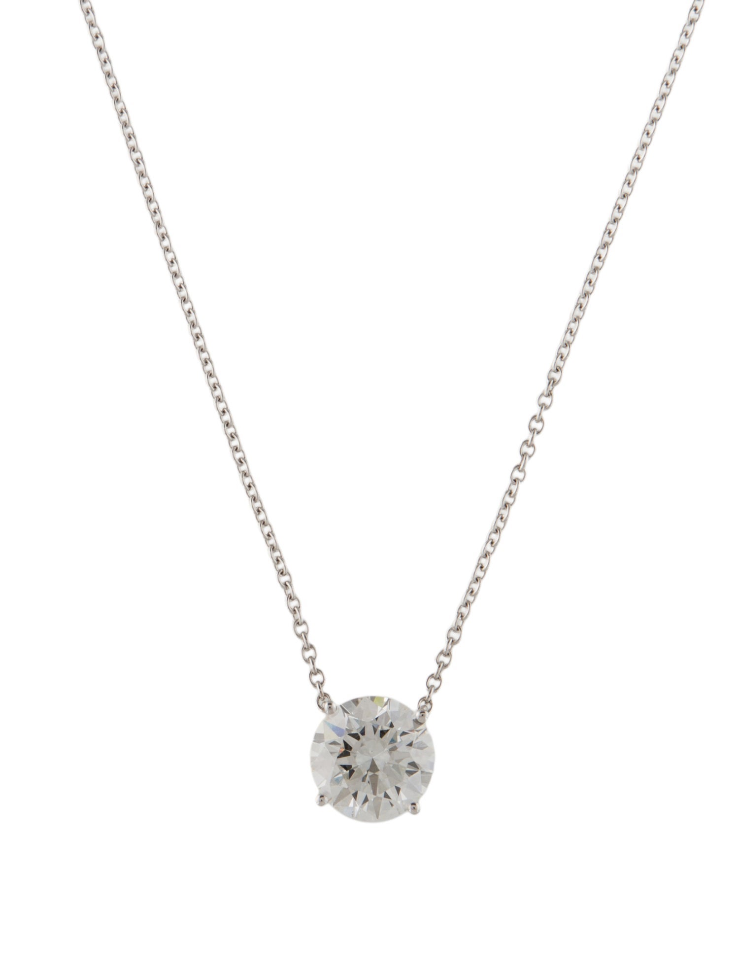 Pendant 14K 2.03ct Lab-Grown Diamond Solitaire