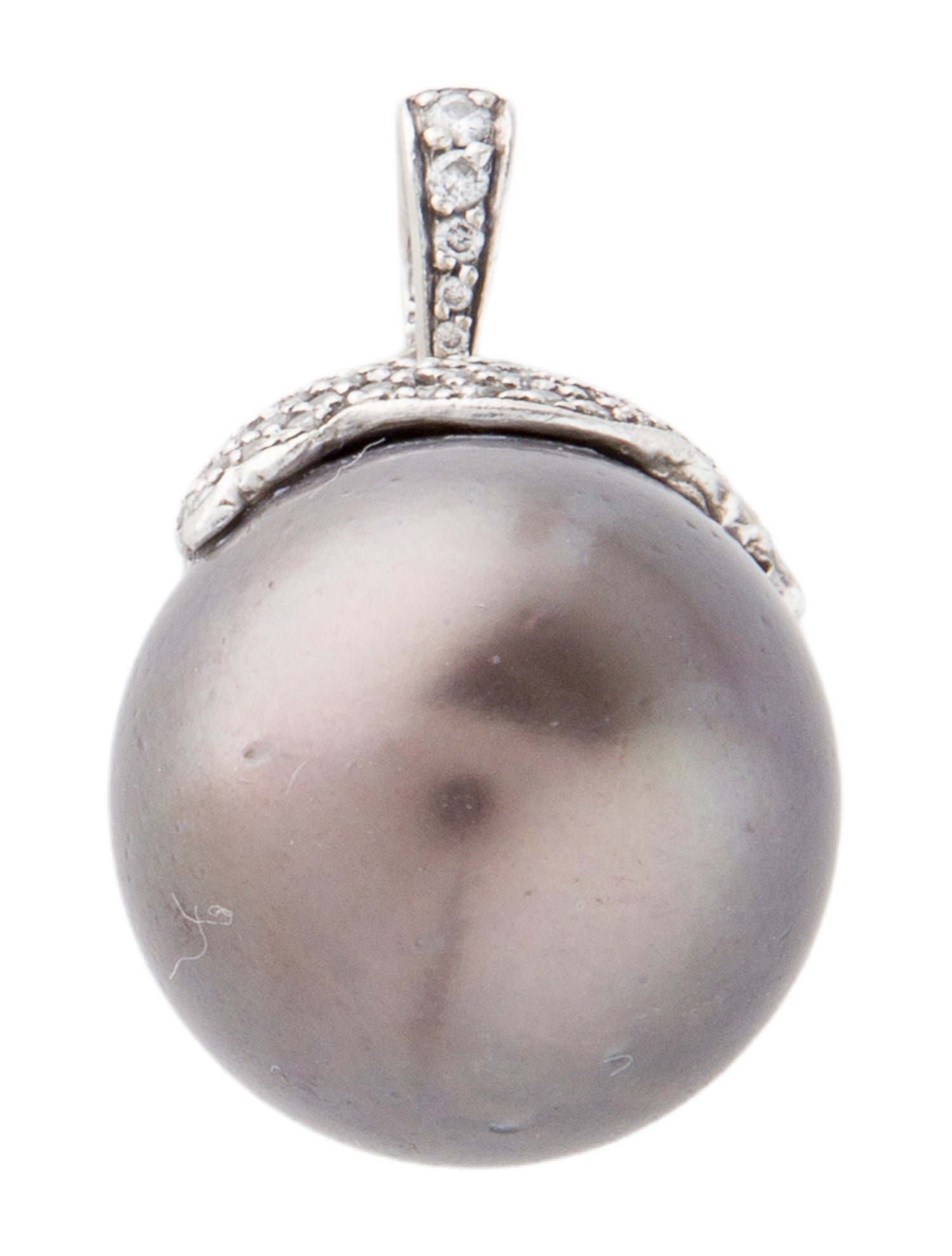 Pendant Platinum Pearl & Diamond