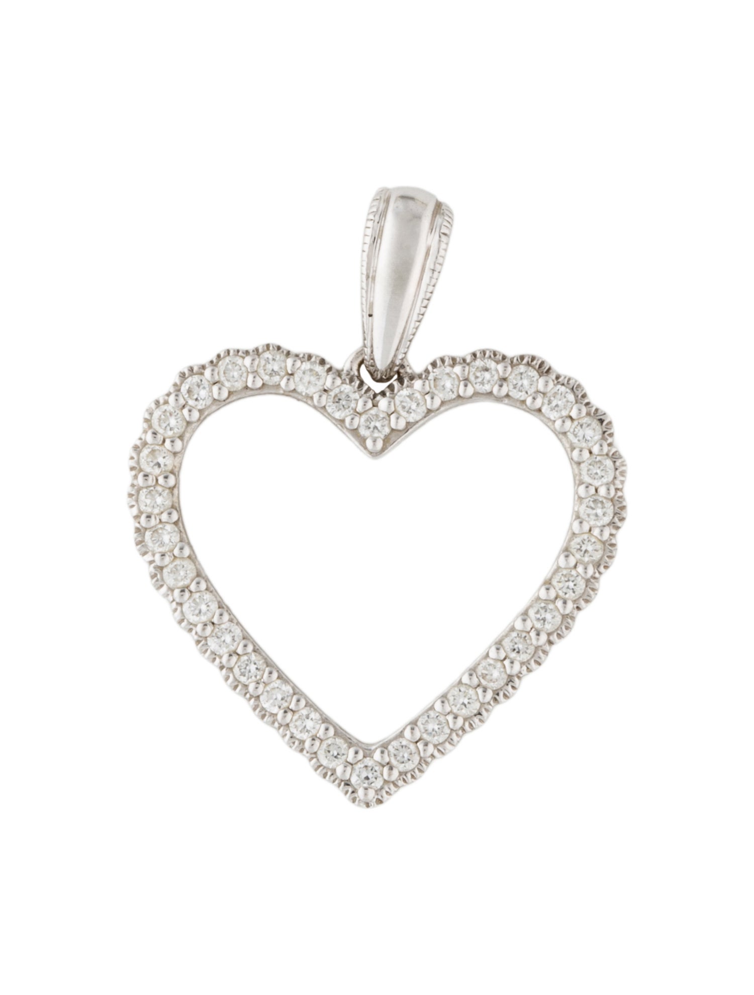 Pendant 14K Diamond Heart Pendant