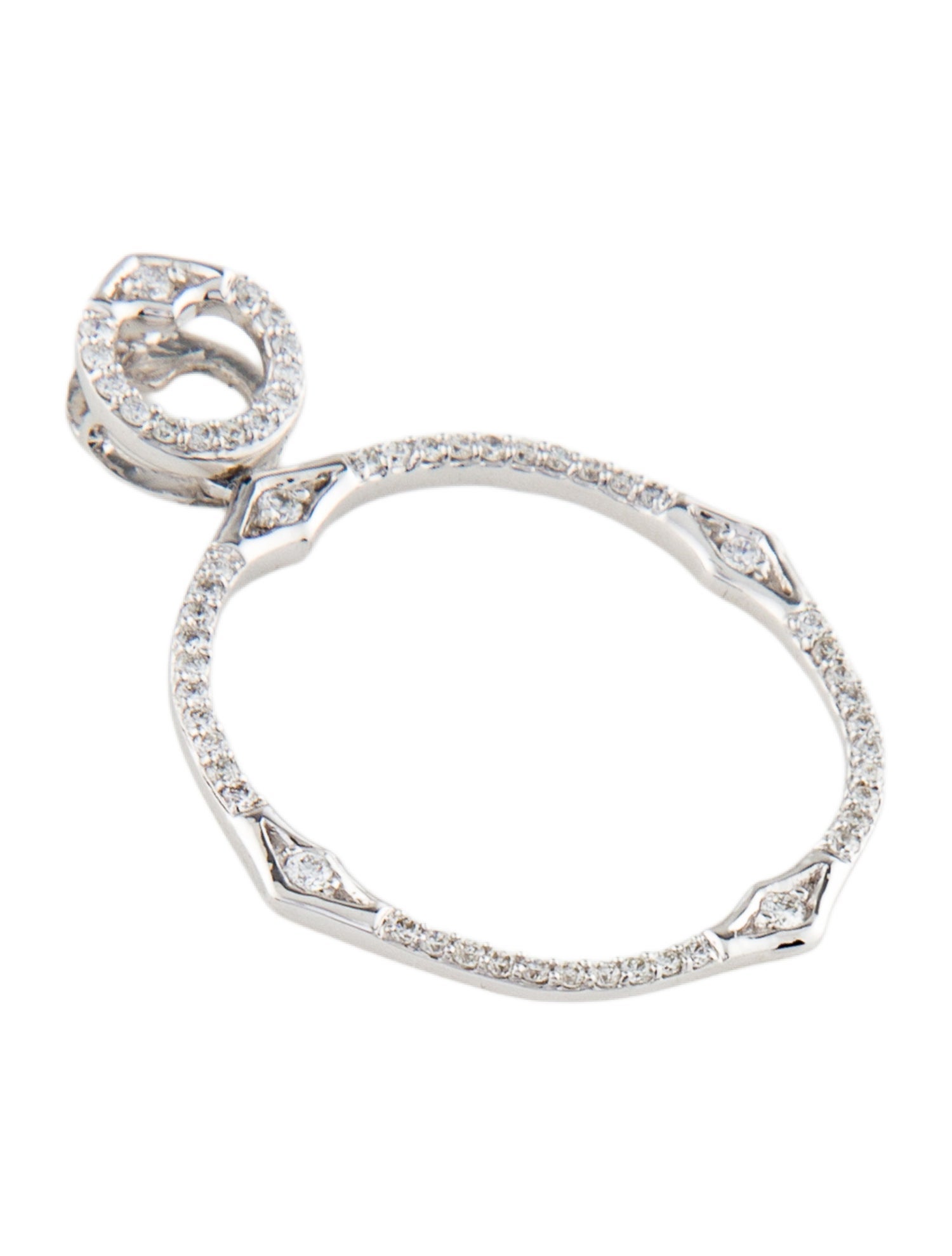 Pendant 14K Diamond Circle