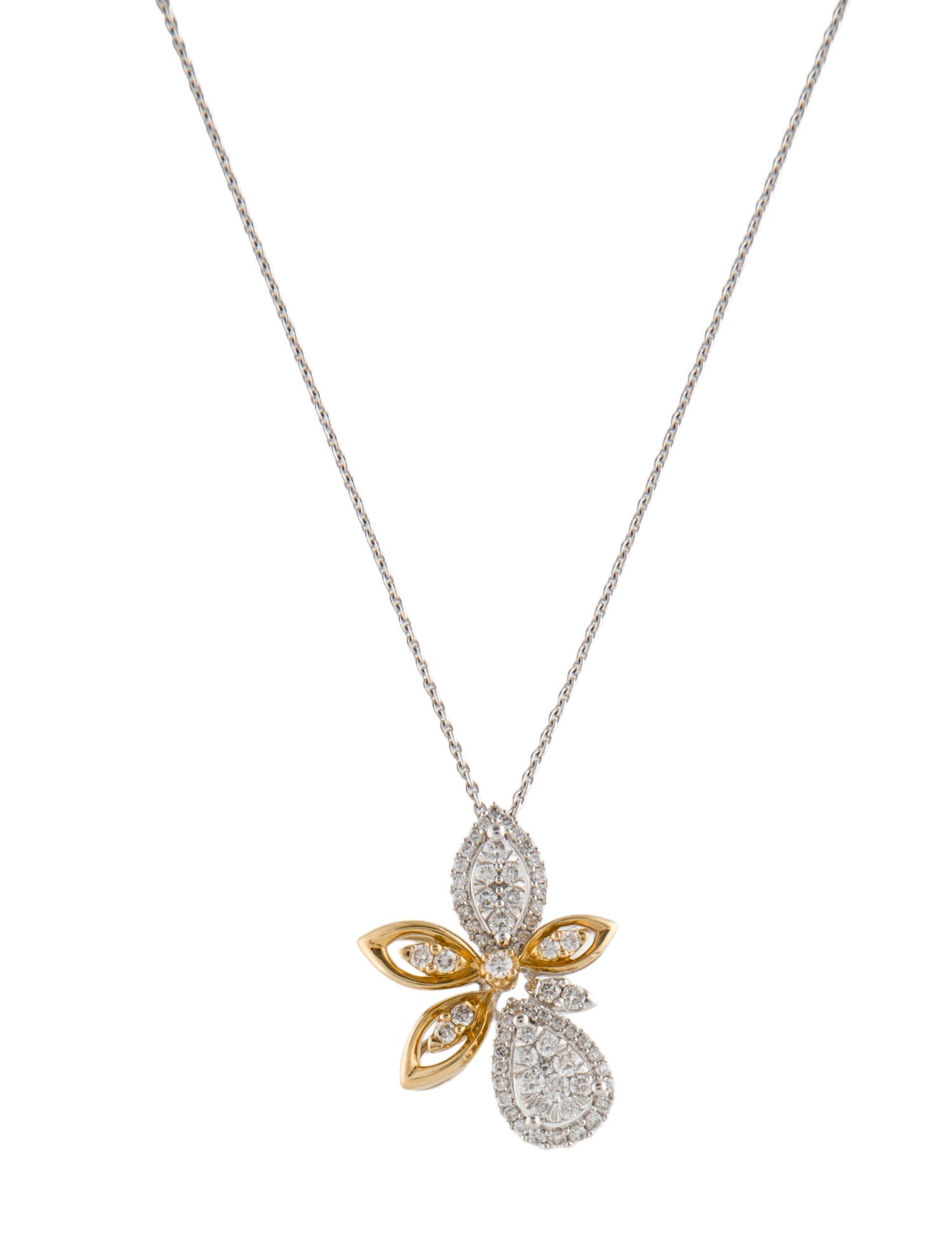 Pendant 14K Diamond Pendant Necklace