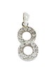 Pendant 14K 1.77ctw Diamond Number Eight Pendant