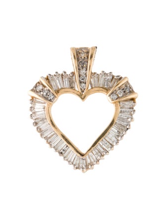 Pendant 14K Diamond Heart Pendant