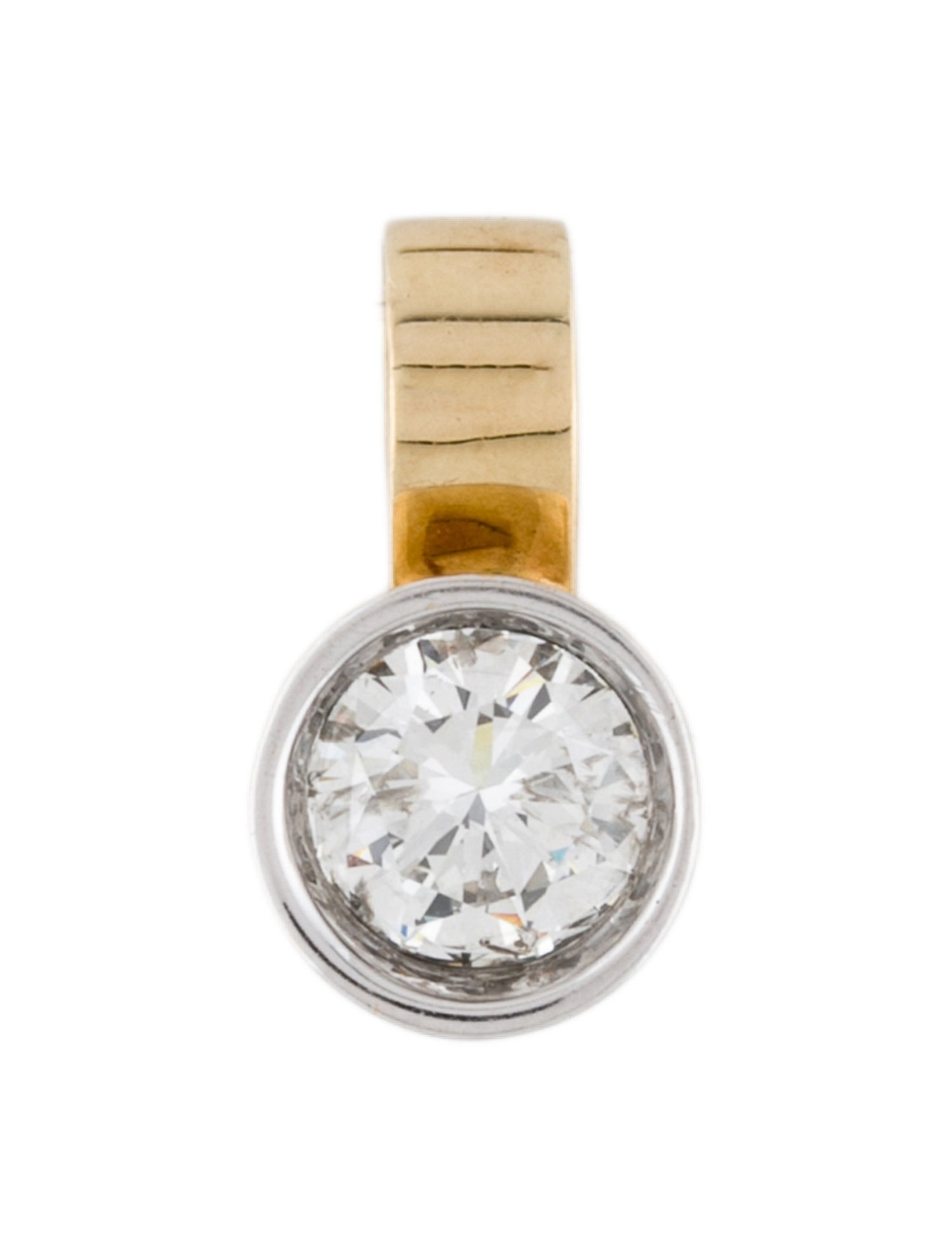 Pendant 14K 1.27ct Diamond