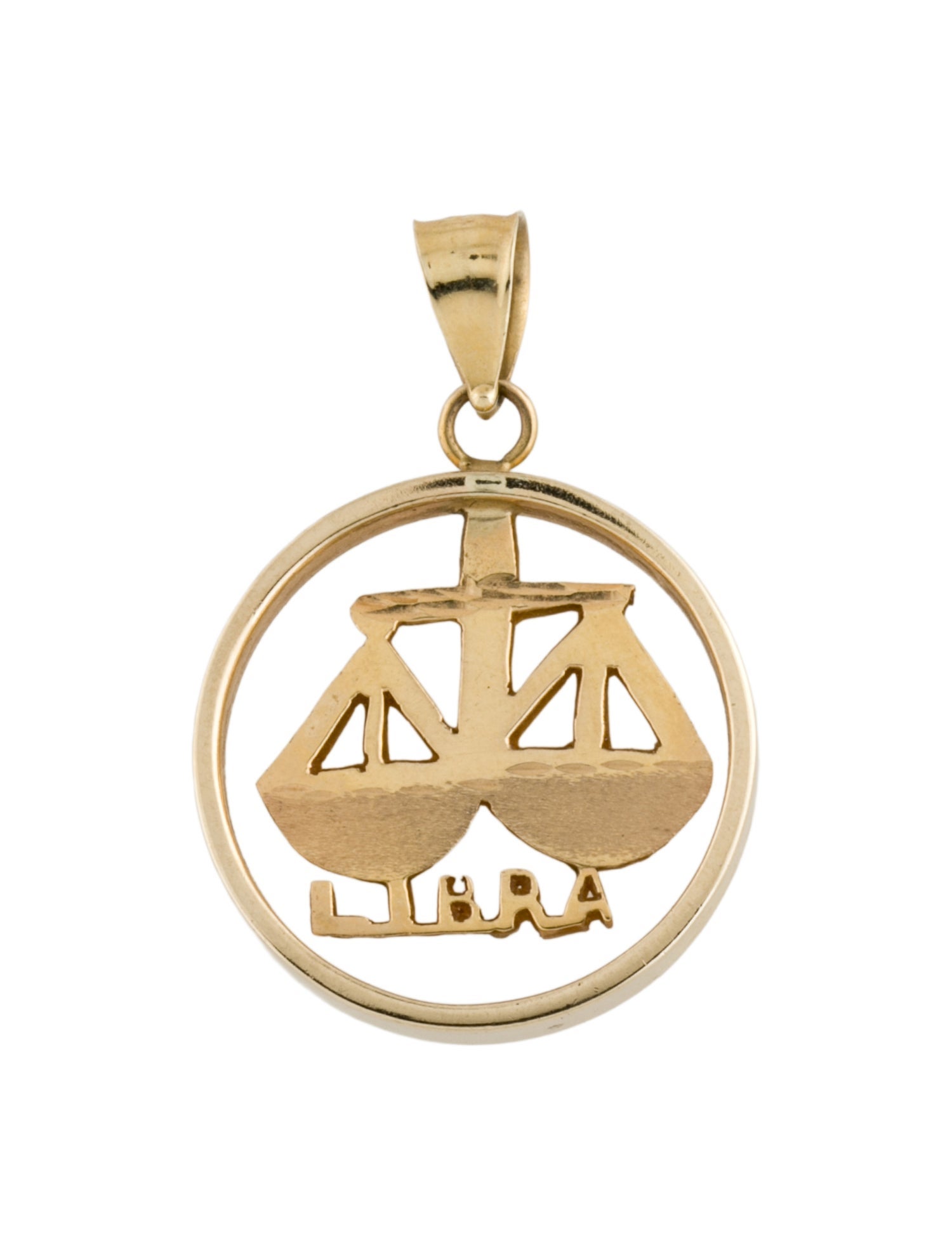 Pendant 14K Libra Pendant