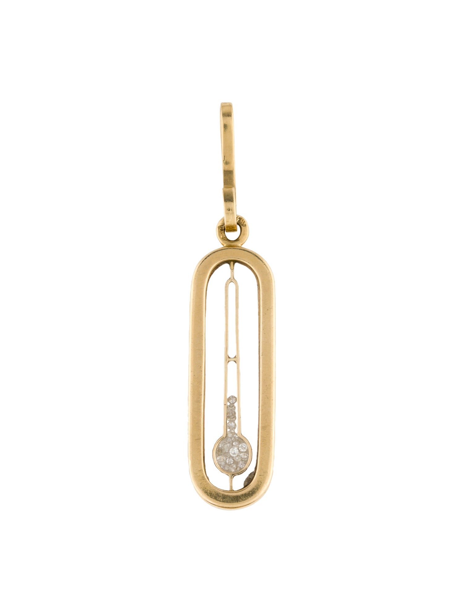 Pendant 18K Floating Diamond Pendant