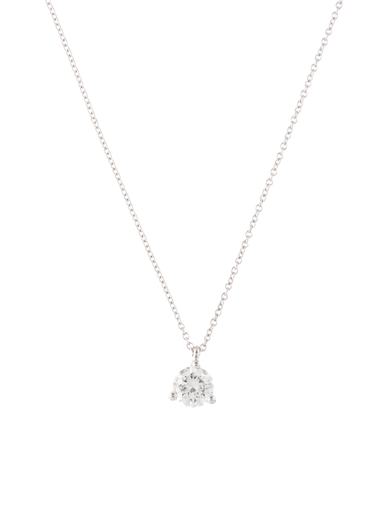 Pendant 14K 1.02ctw Lab-Grown Diamond Pendant Necklace