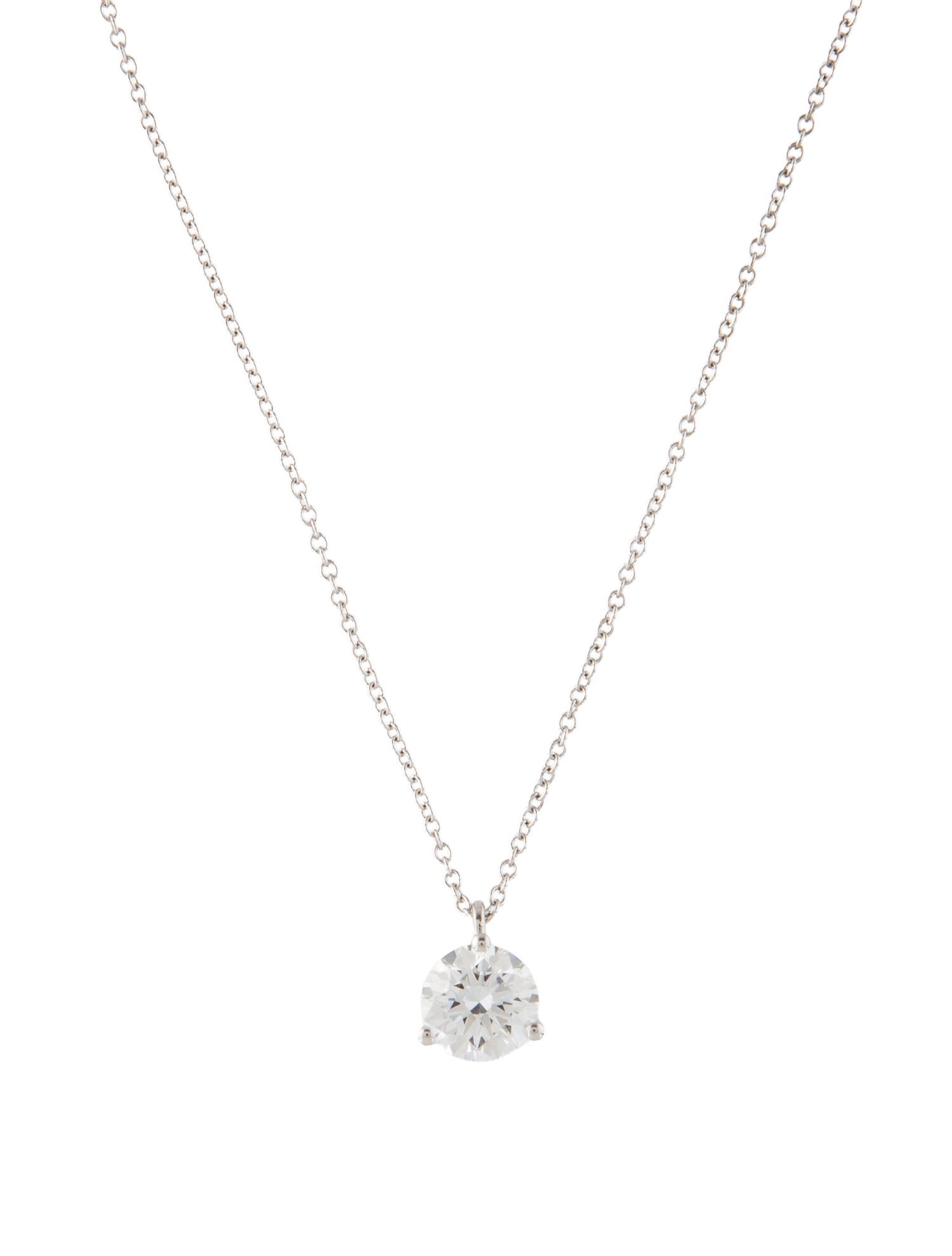 Pendant 14K 1.52ct Lab-Grown Diamond Pendant Necklace