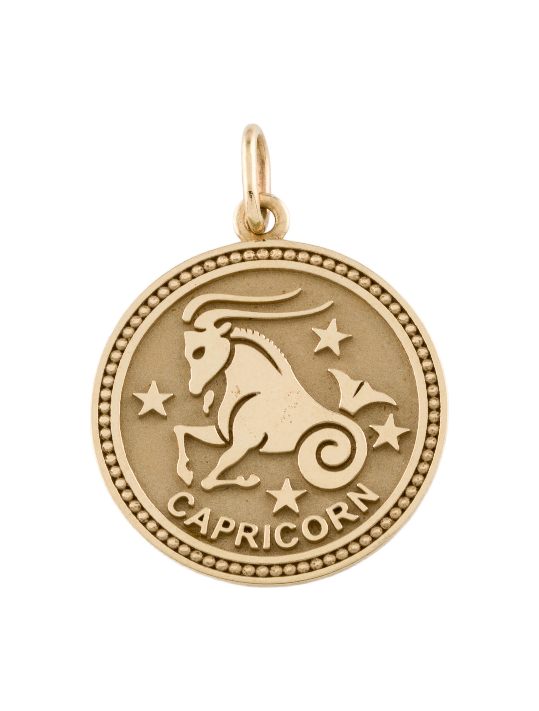 Pendant 14K Capricorn Zodiac