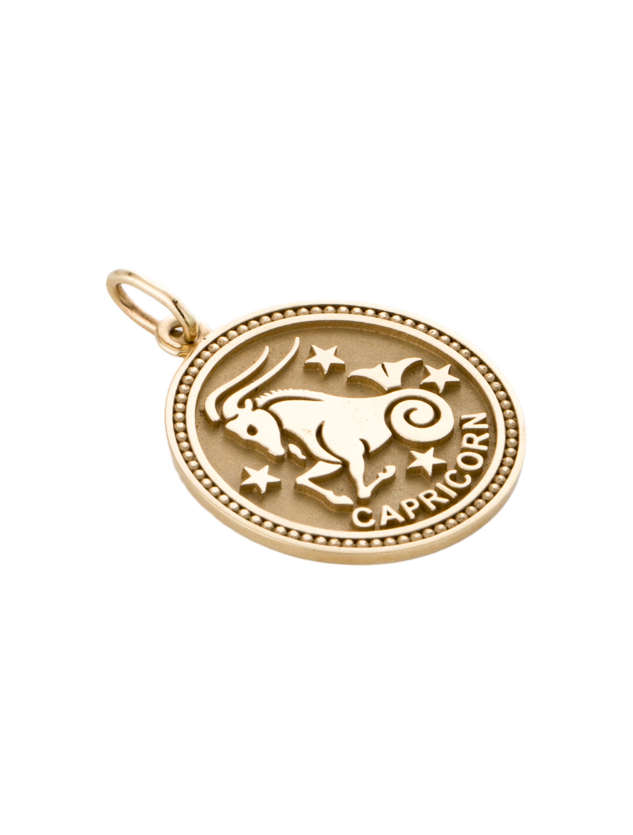 Pendant 14K Capricorn Zodiac
