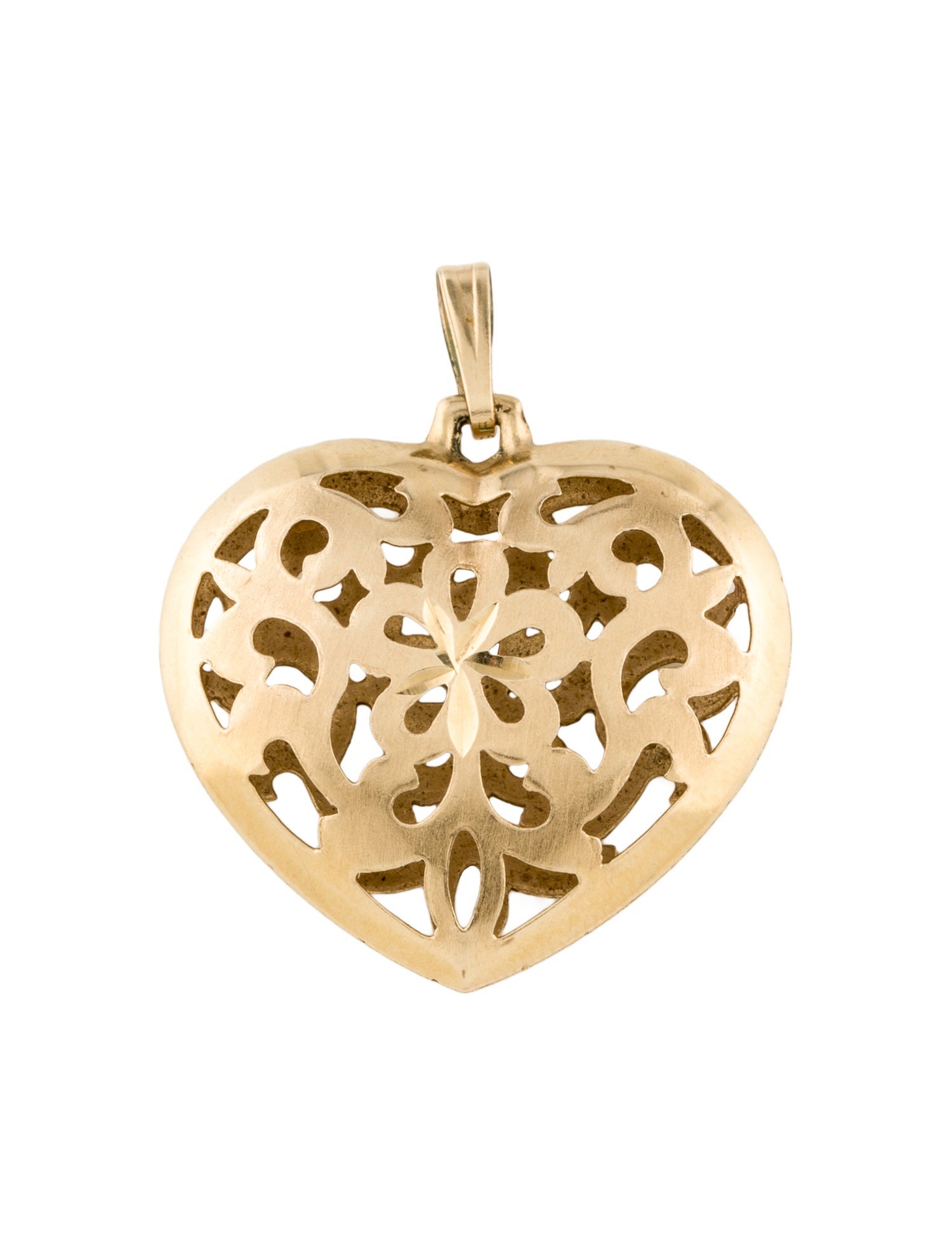 Pendant 14K Puffed Heart