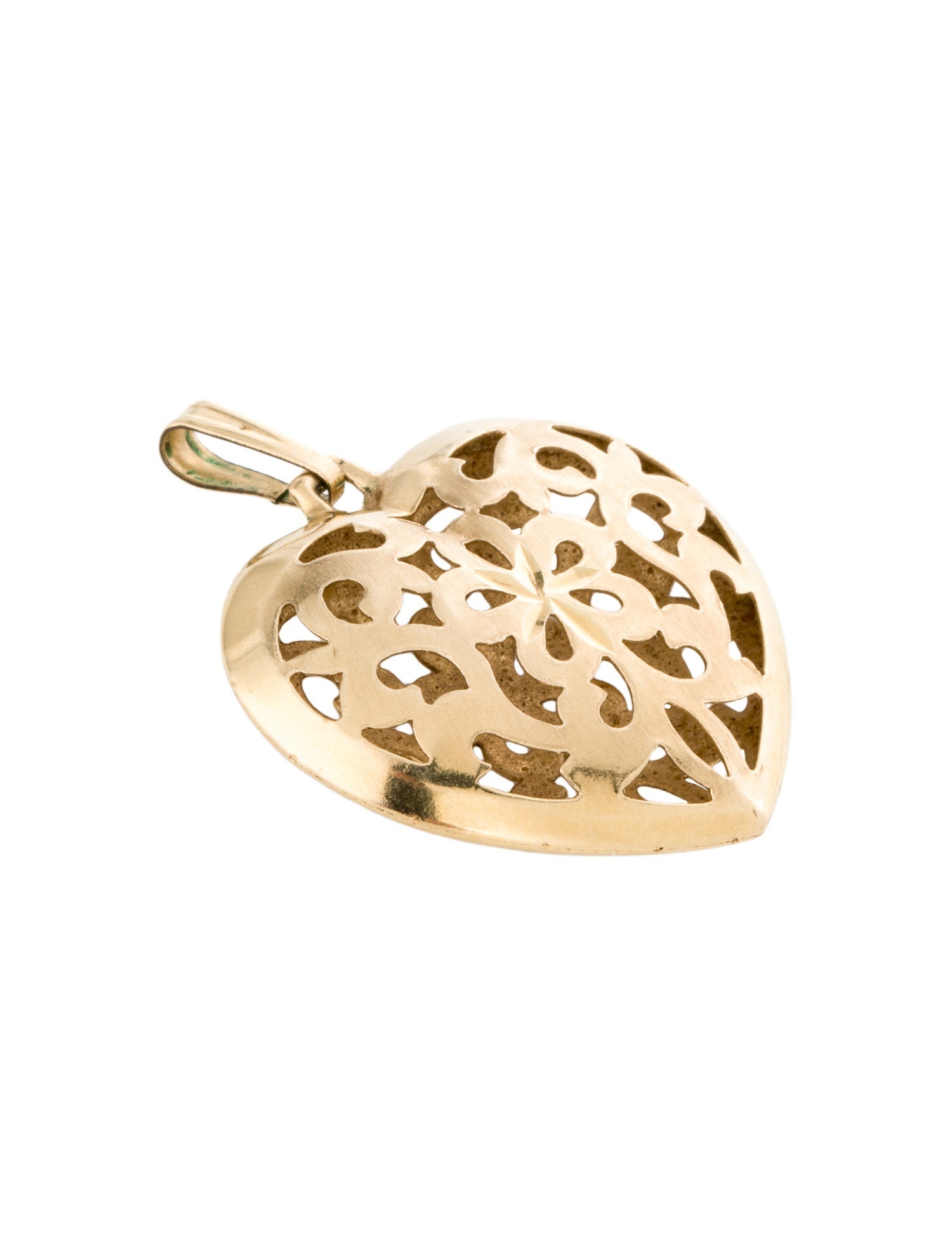 Pendant 14K Puffed Heart