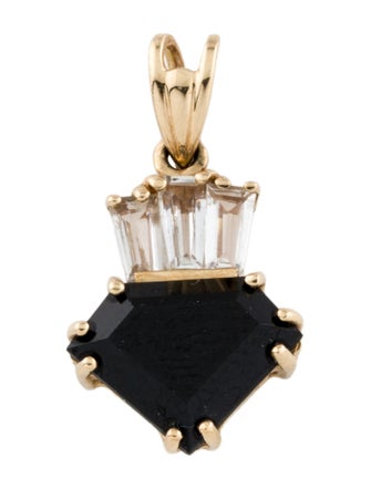 Pendant 14K 2.79ct Tourmaline & Topaz Pendant