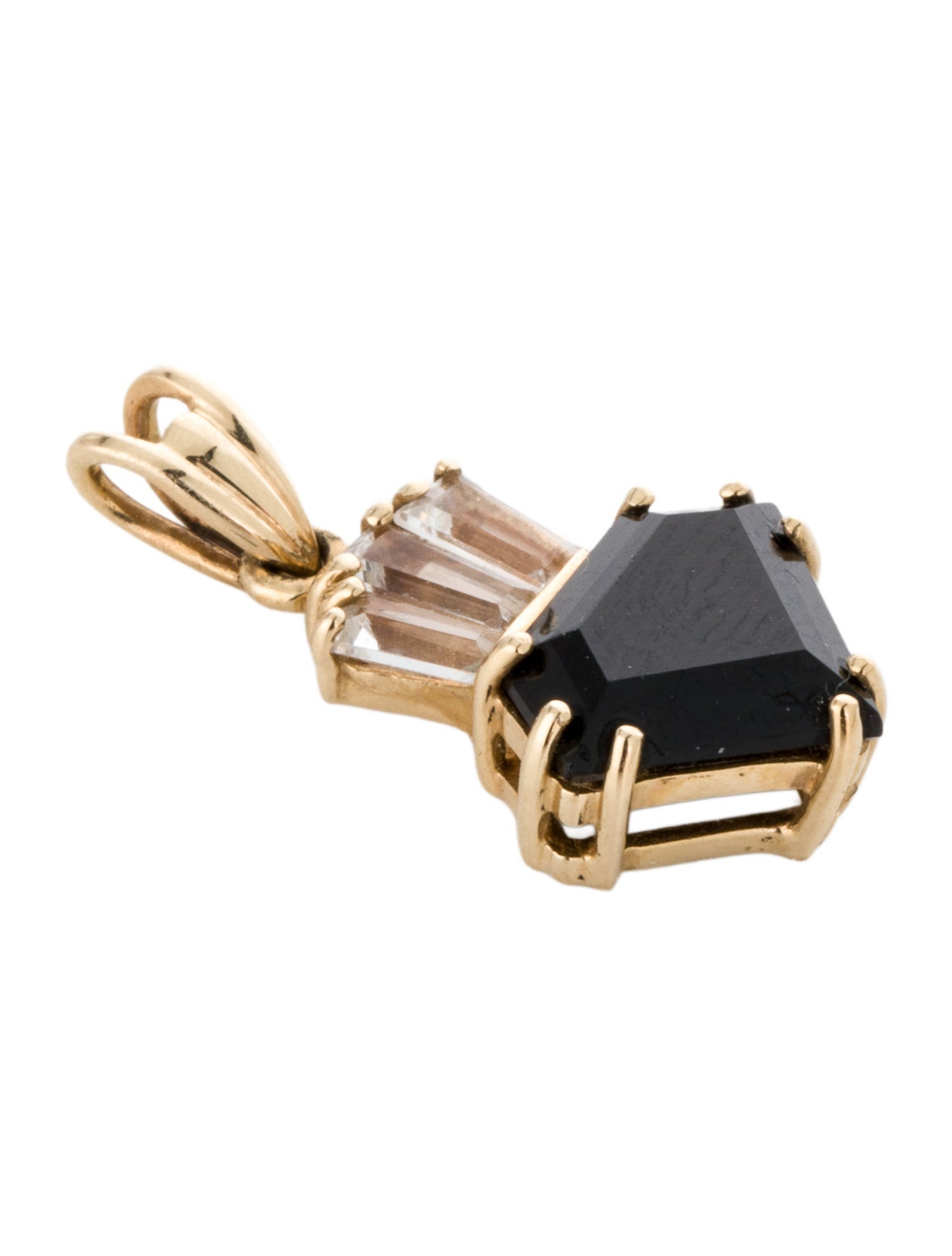 Pendant 14K 2.79ct Tourmaline & Topaz