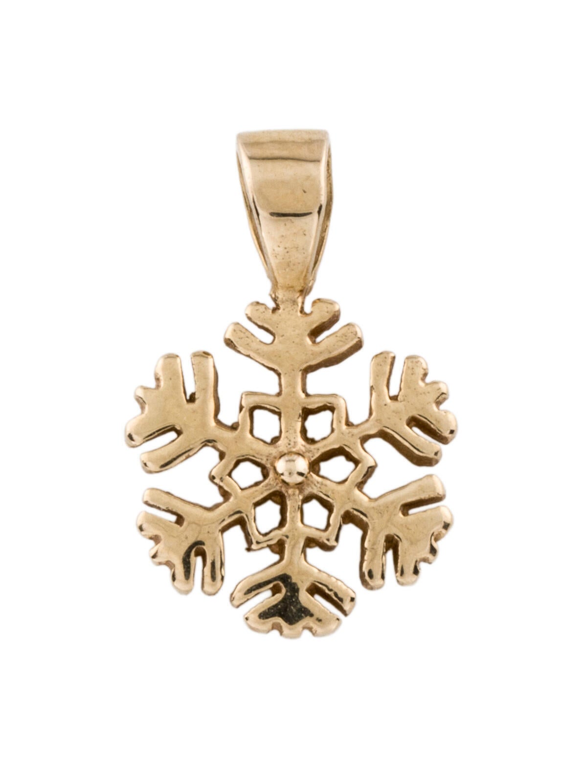 Pendant 14K Snowflake Pendant
